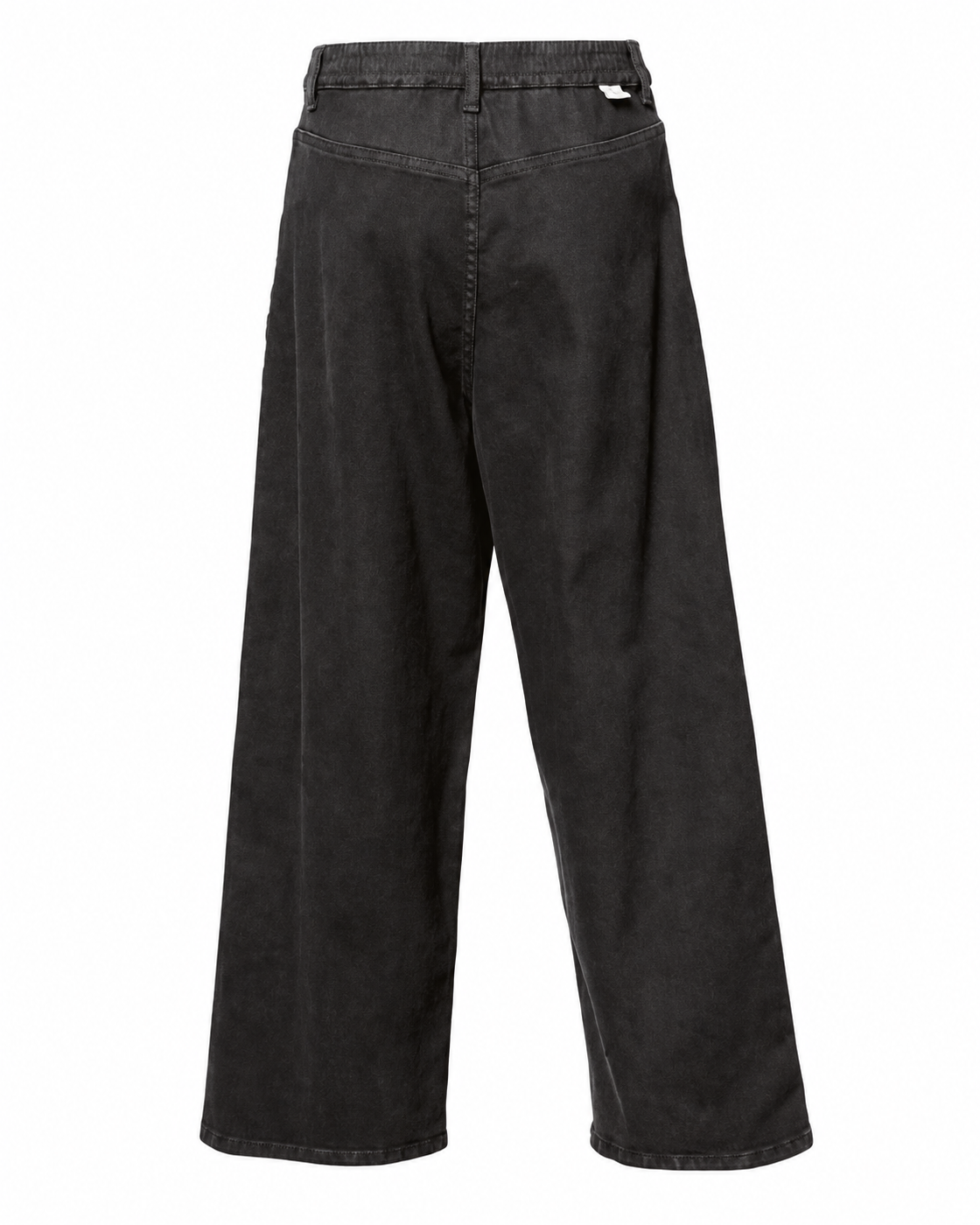 AMOSA – JEANS WIDE LEG CON INSERTI IN PIZZO