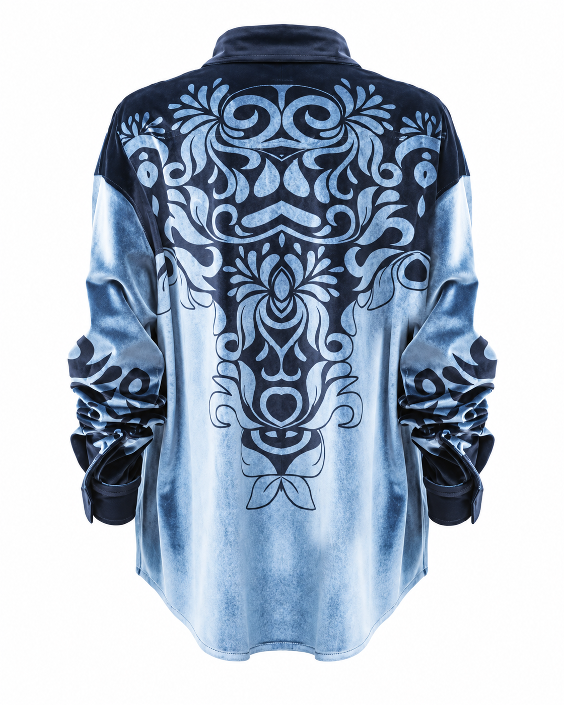 AMOSA – CAMICIA CON STAMPA ORNAMENTALE