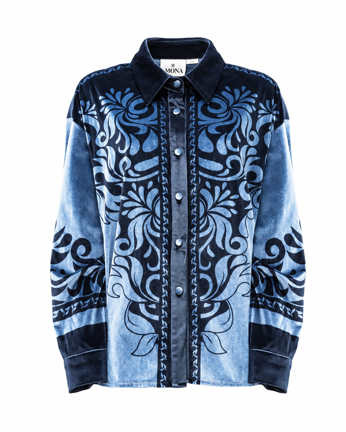 AMOSA – CAMICIA CON STAMPA ORNAMENTALE