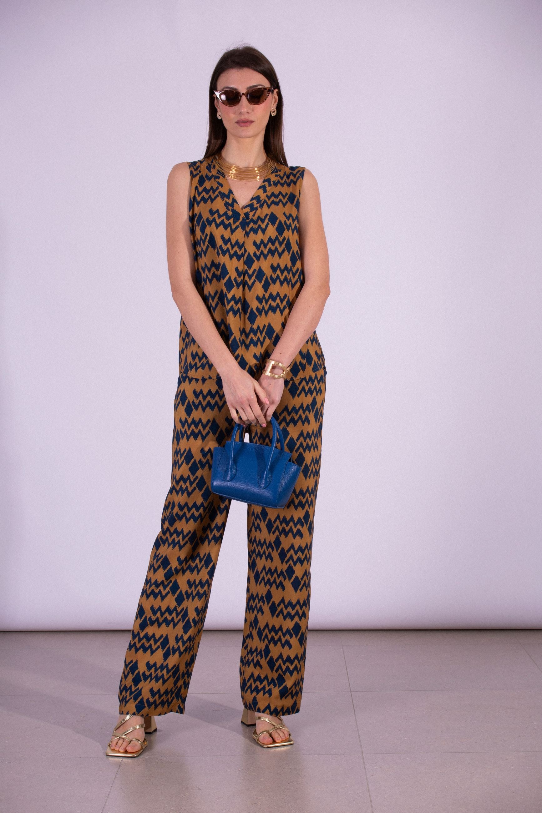 MOKI-B PANTALONE CHEVRON