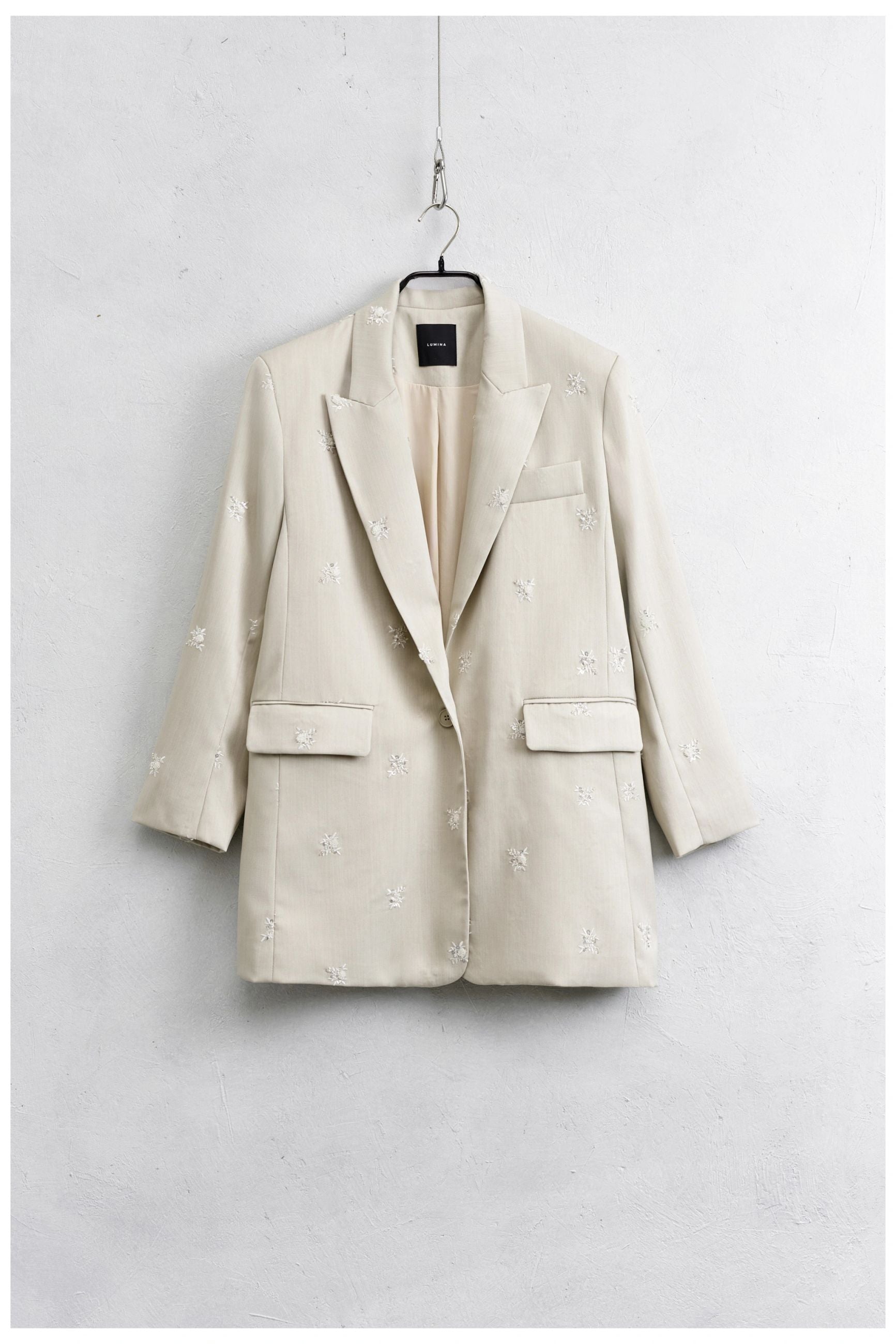 LUMINA BLAZER CON RICAMO E PAILLETTES