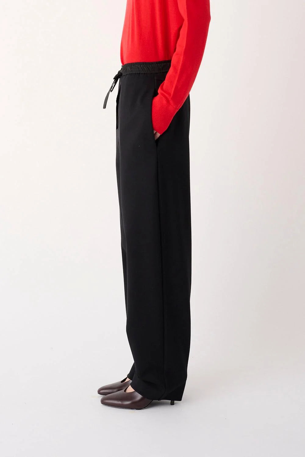 MEIMEIJ – PANTALONE CON COULISSE E VITA ELASTICATA