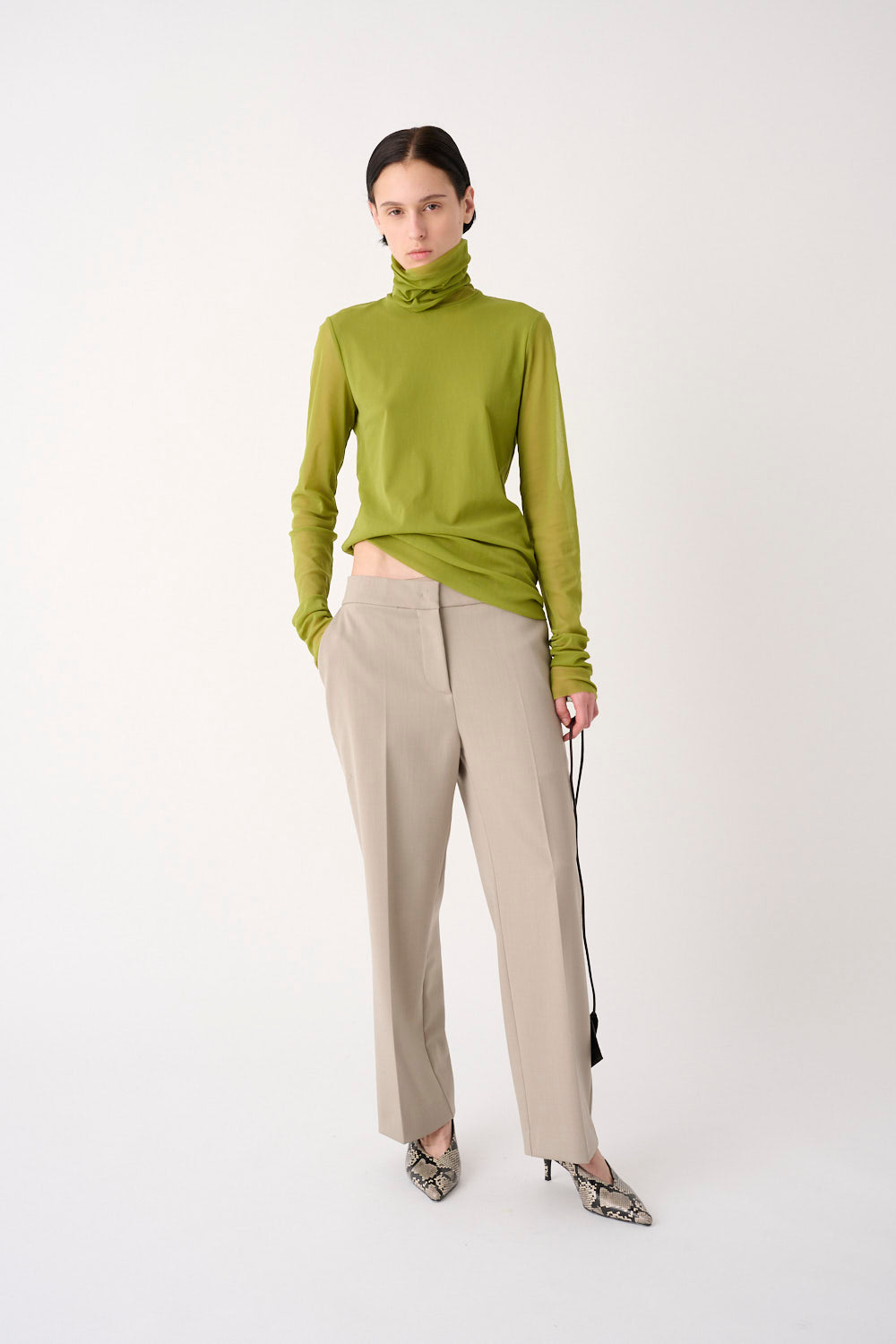 MEIMEIJ – PANTALONE SARTORIALE A GAMBA DRITTA