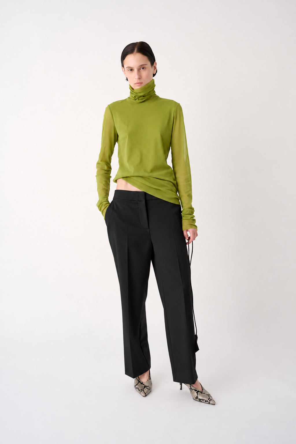 MEIMEIJ – PANTALONE SARTORIALE A GAMBA DRITTA