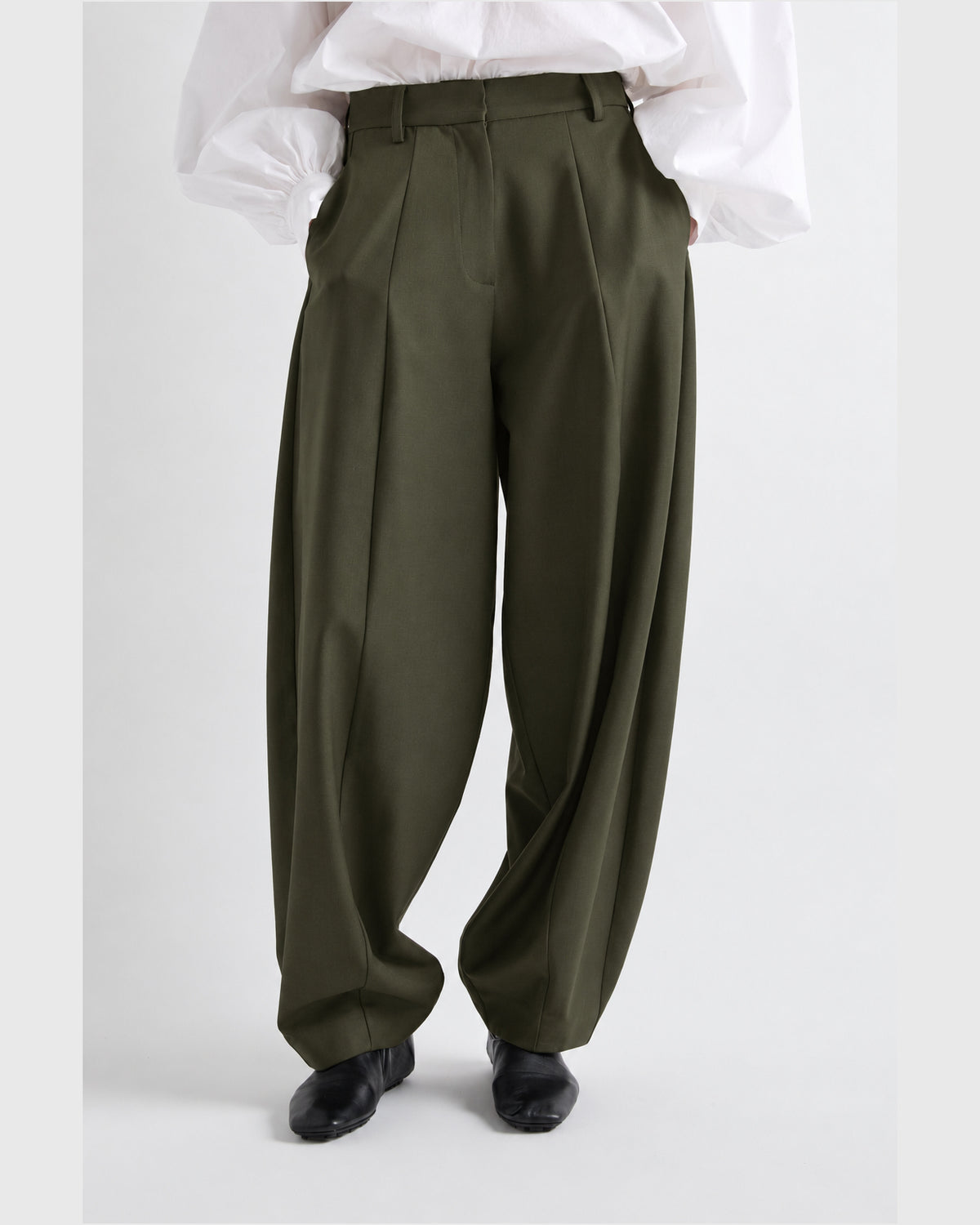 MEIMEIJ – PANTALONE SARTORIALE A GAMBA AMPIA