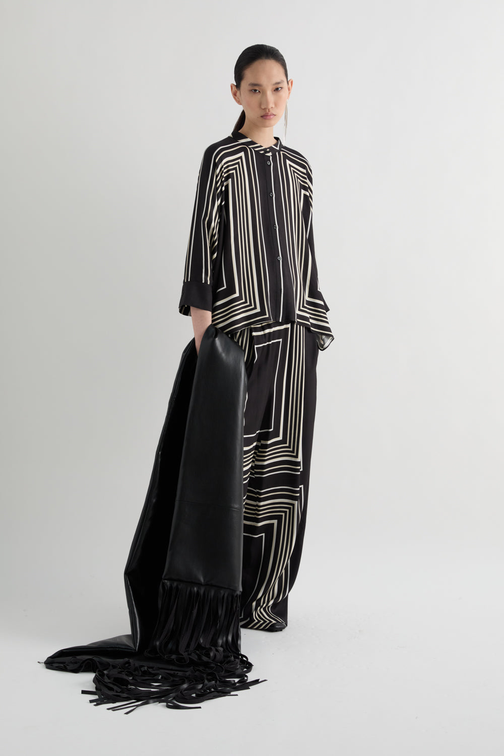 MEIMEIJ – CAMICIA CON STAMPA GEOMETRICA