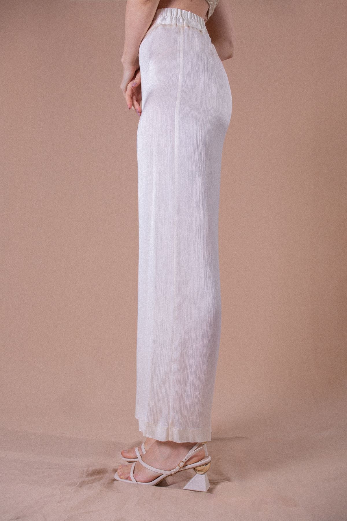 HANAMI D'OR PANTALONE DRITTO CON ELASTICO SUL RETRO
