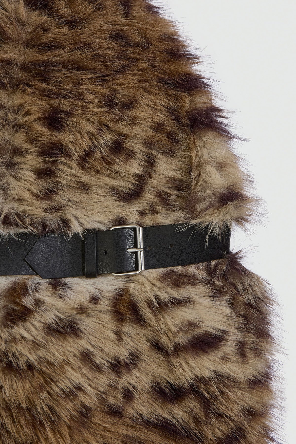 LIVIANA CONTI – COLLO SOLANGE IN FAUX FUR EFFETTO LINCE