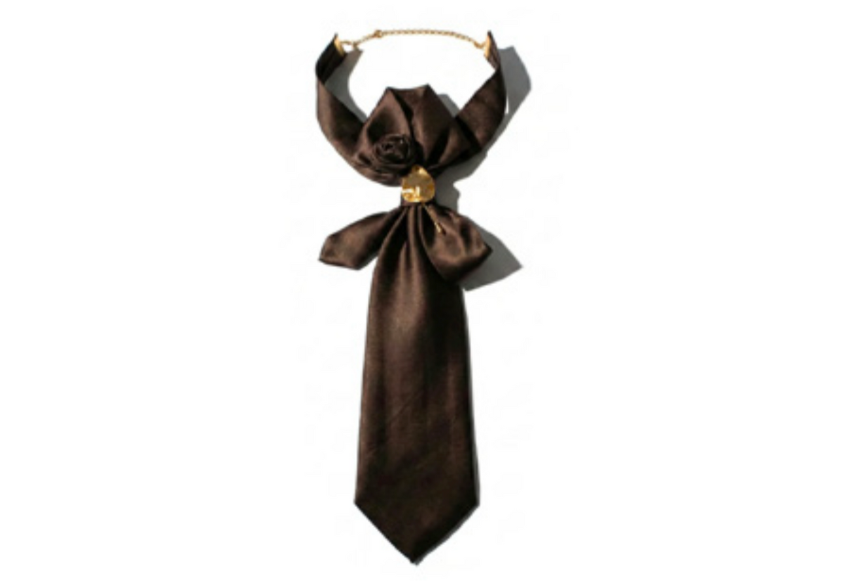 NYSIA CRAVATTA DANA GOLD