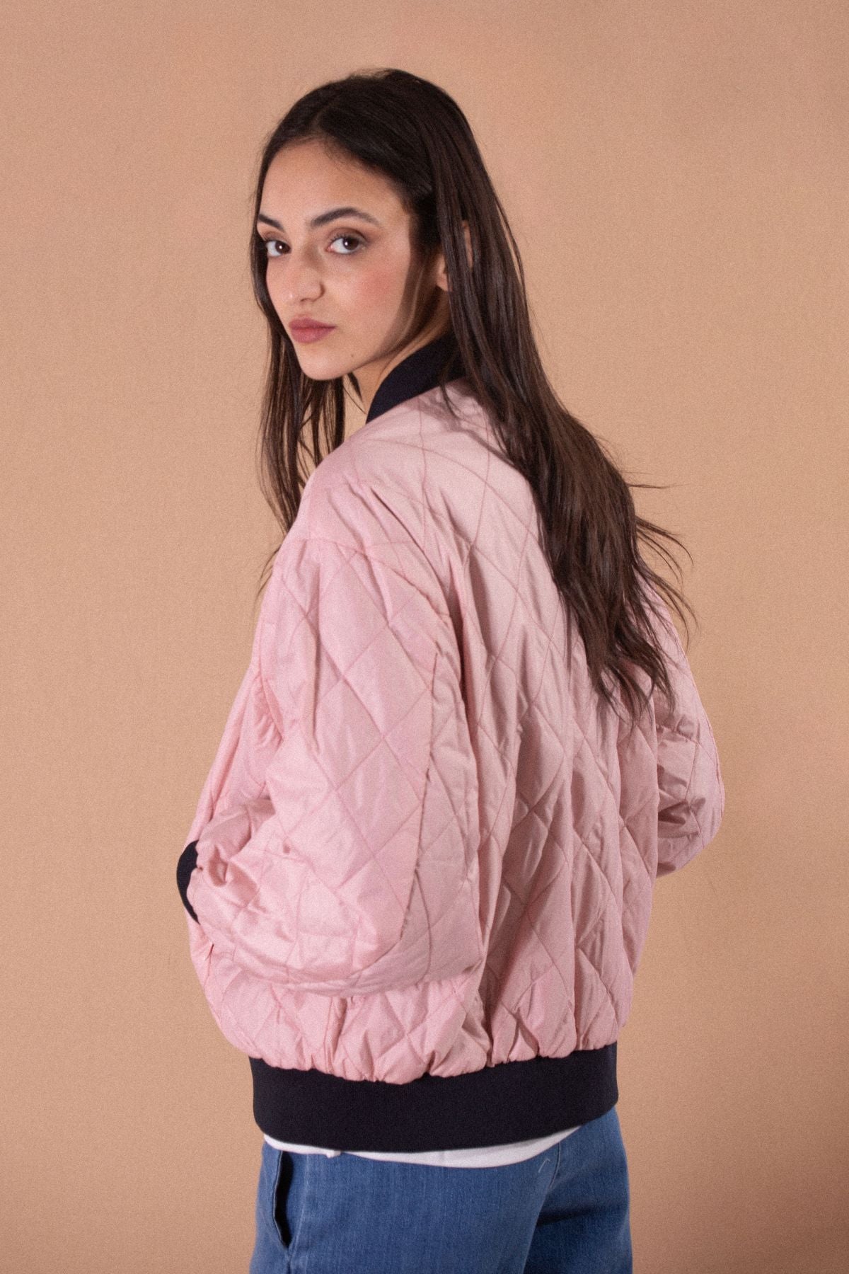 RINO E PELLE BOMBER JACKET REVERSIBILE