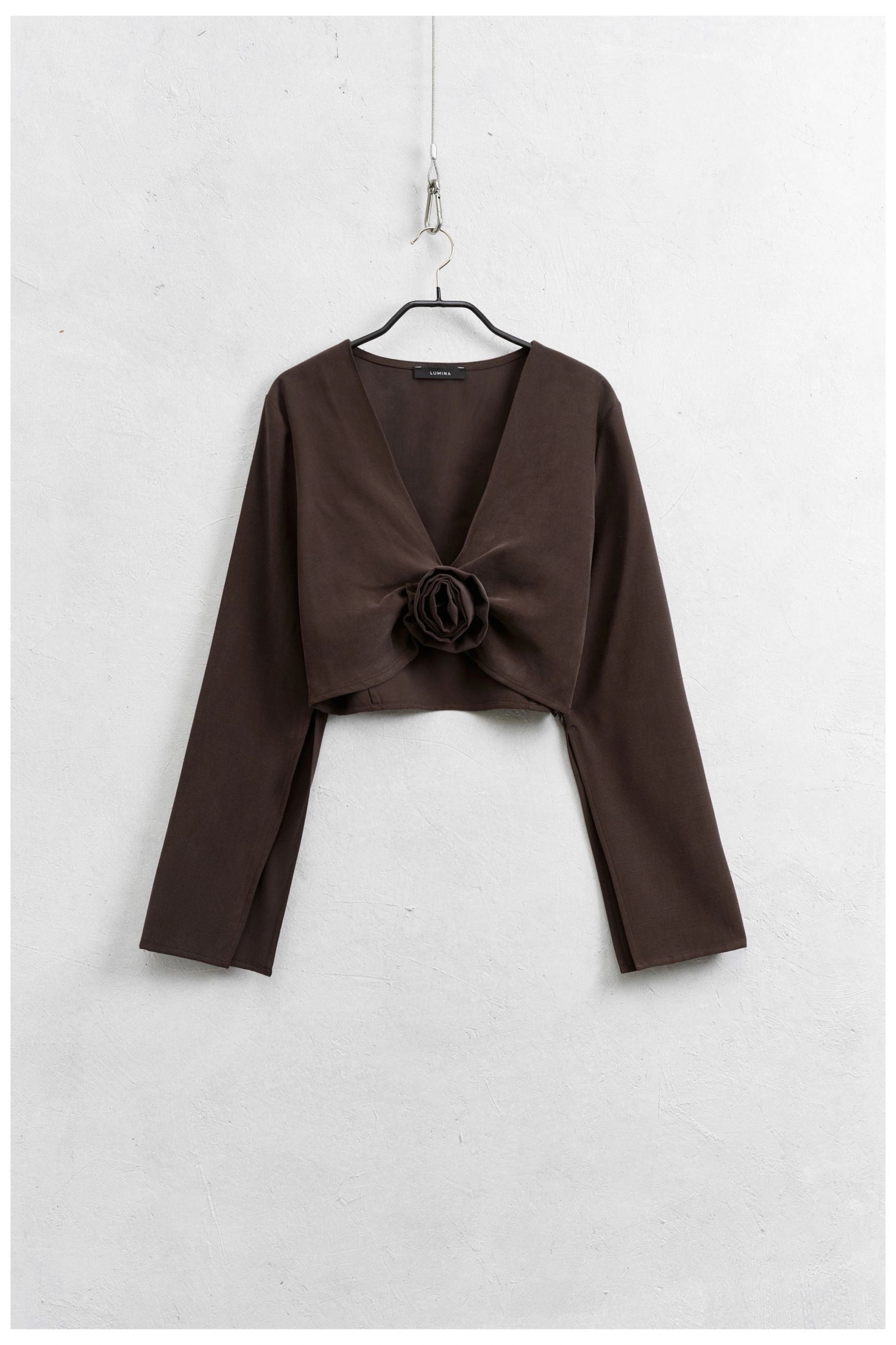 LUMINA TOP CON APPLICAZIONE FLOREALE