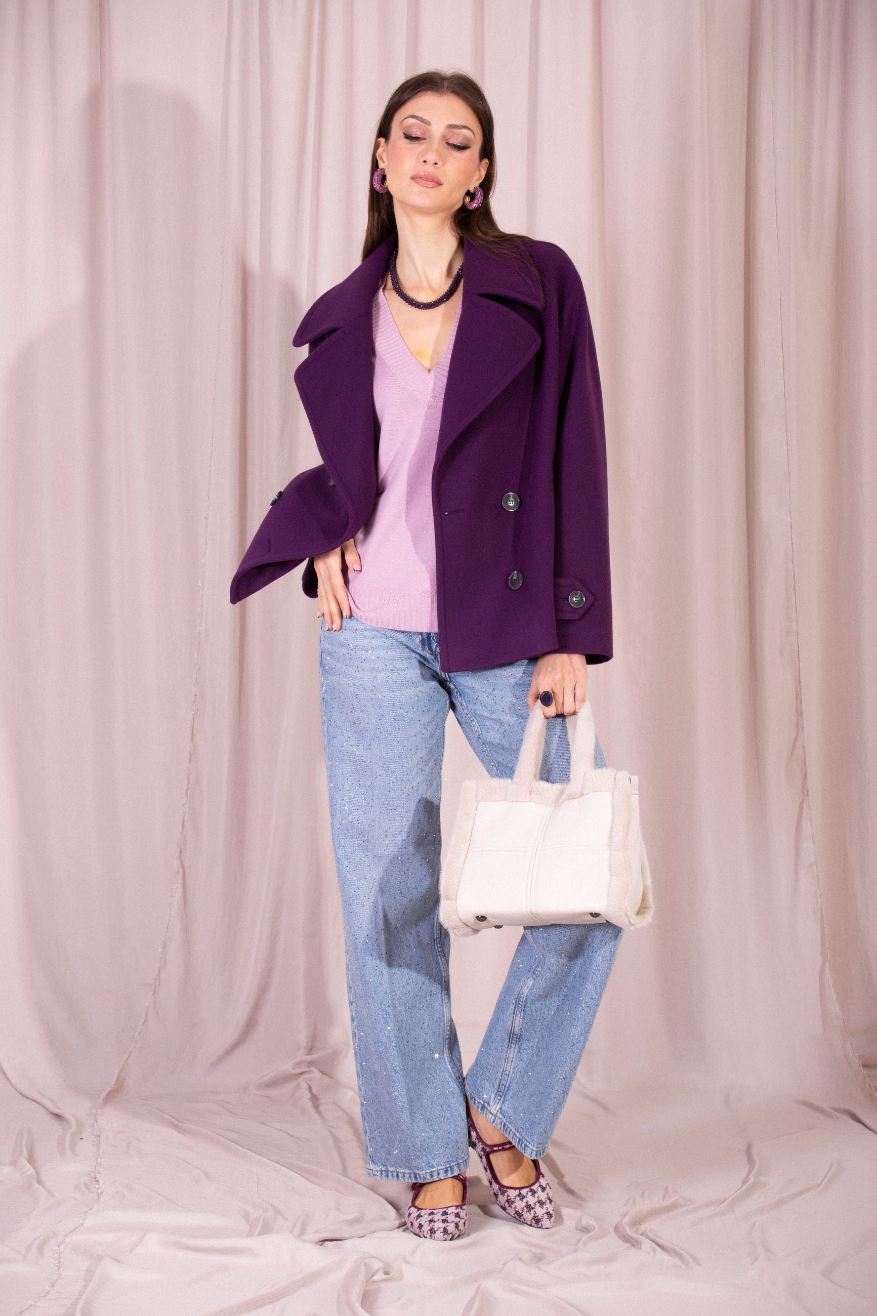 MAIDA MILA MAGLIA SCOLLO A V