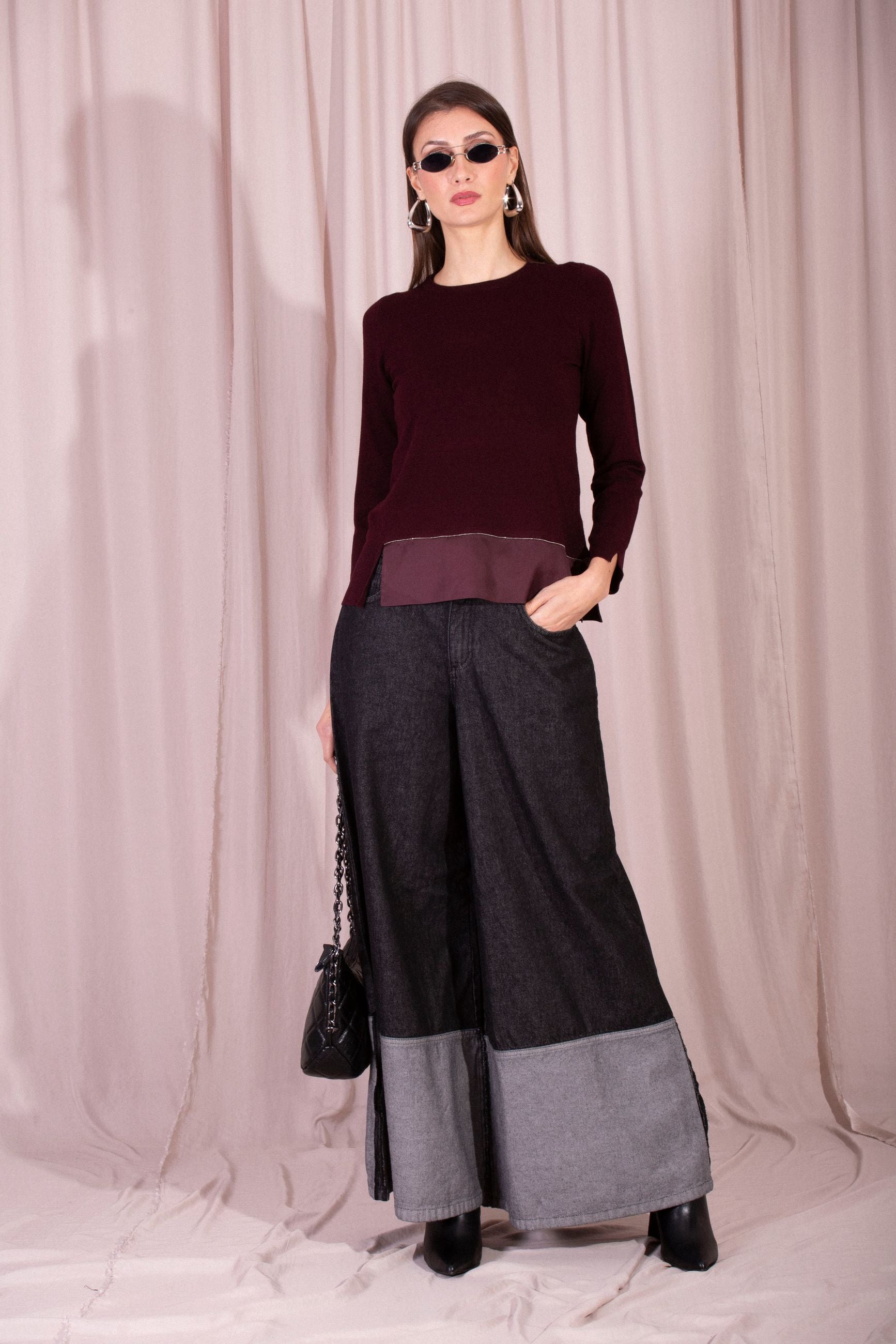 SOKO NI INAI DENIM CON RISVOLTONE