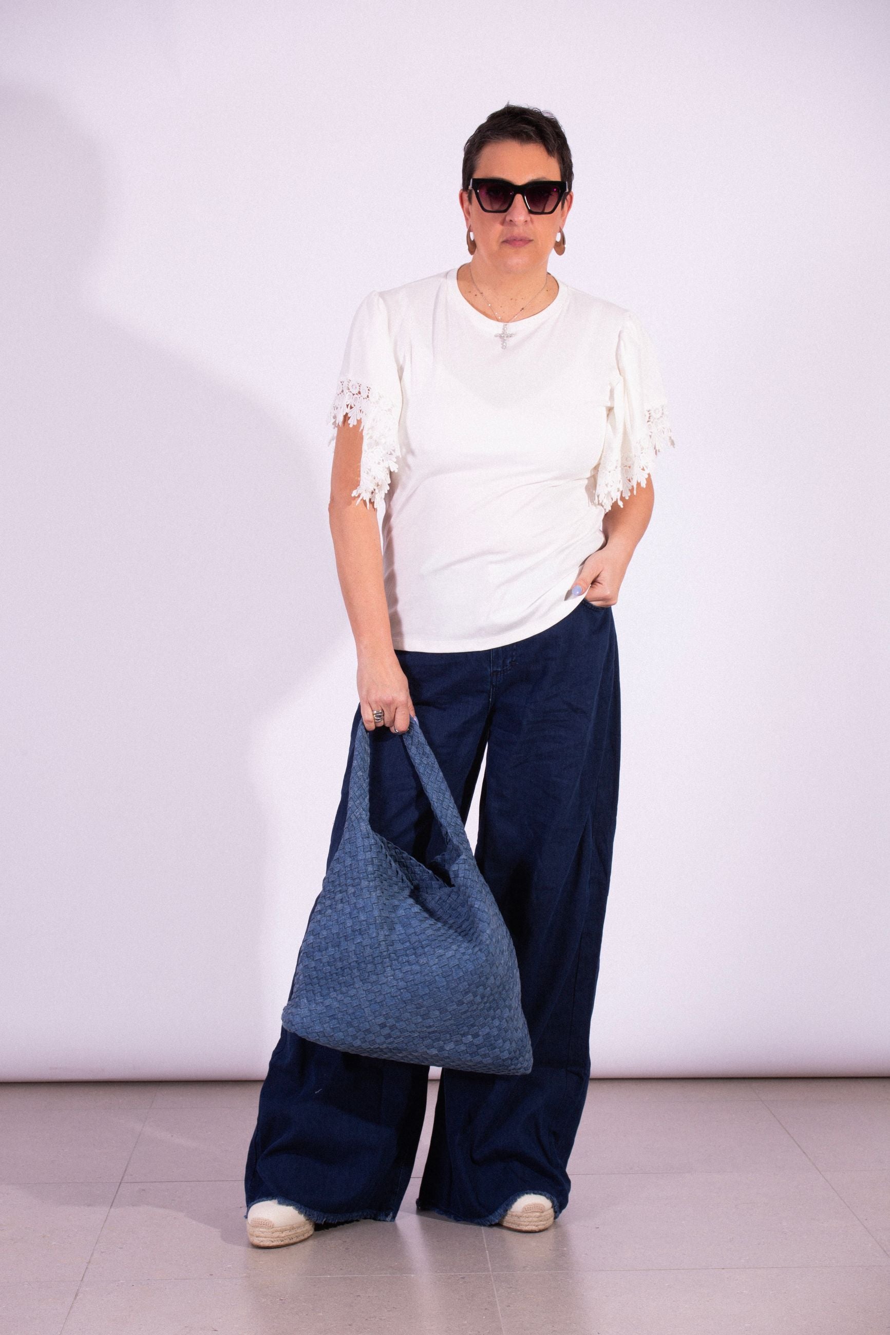 MORE BY SISTE'S PANTALONE AMPIO CHAMBRAY