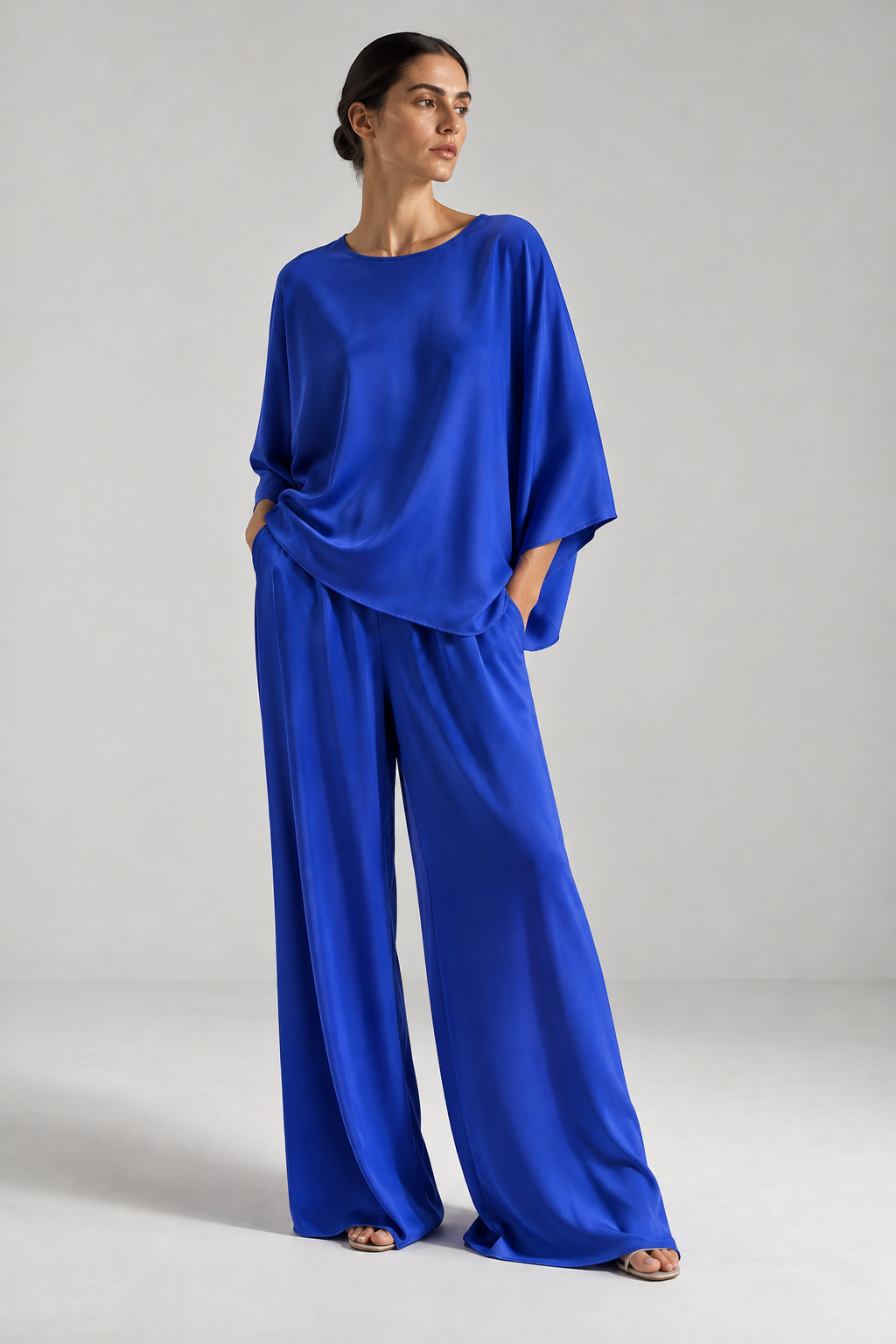 LIVIANA CONTI – BLUSA IN SATIN