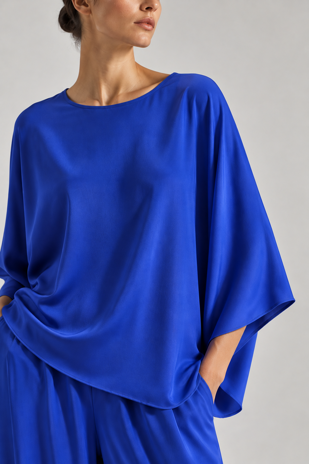 LIVIANA CONTI – BLUSA IN SATIN