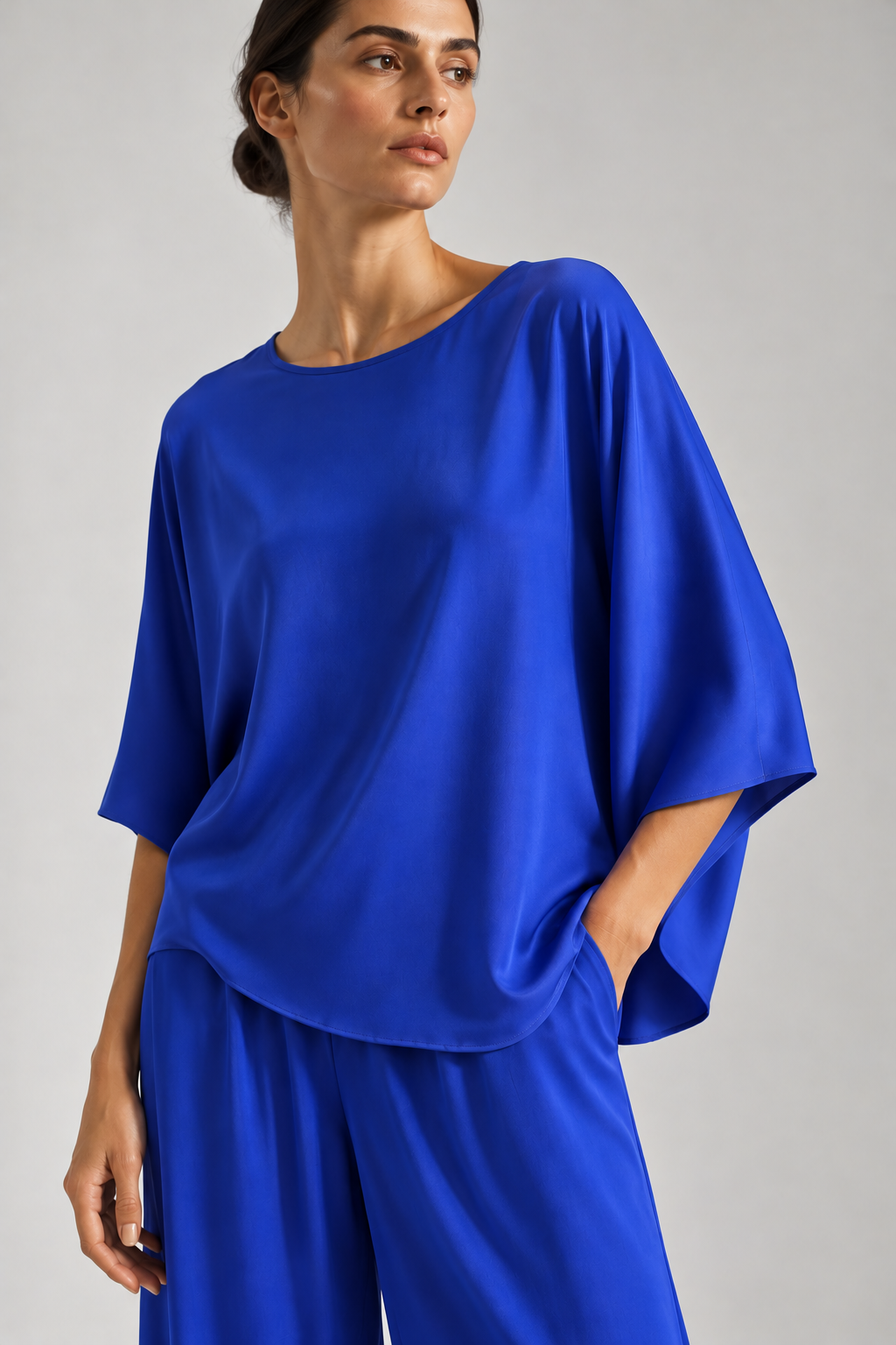 LIVIANA CONTI – BLUSA IN SATIN