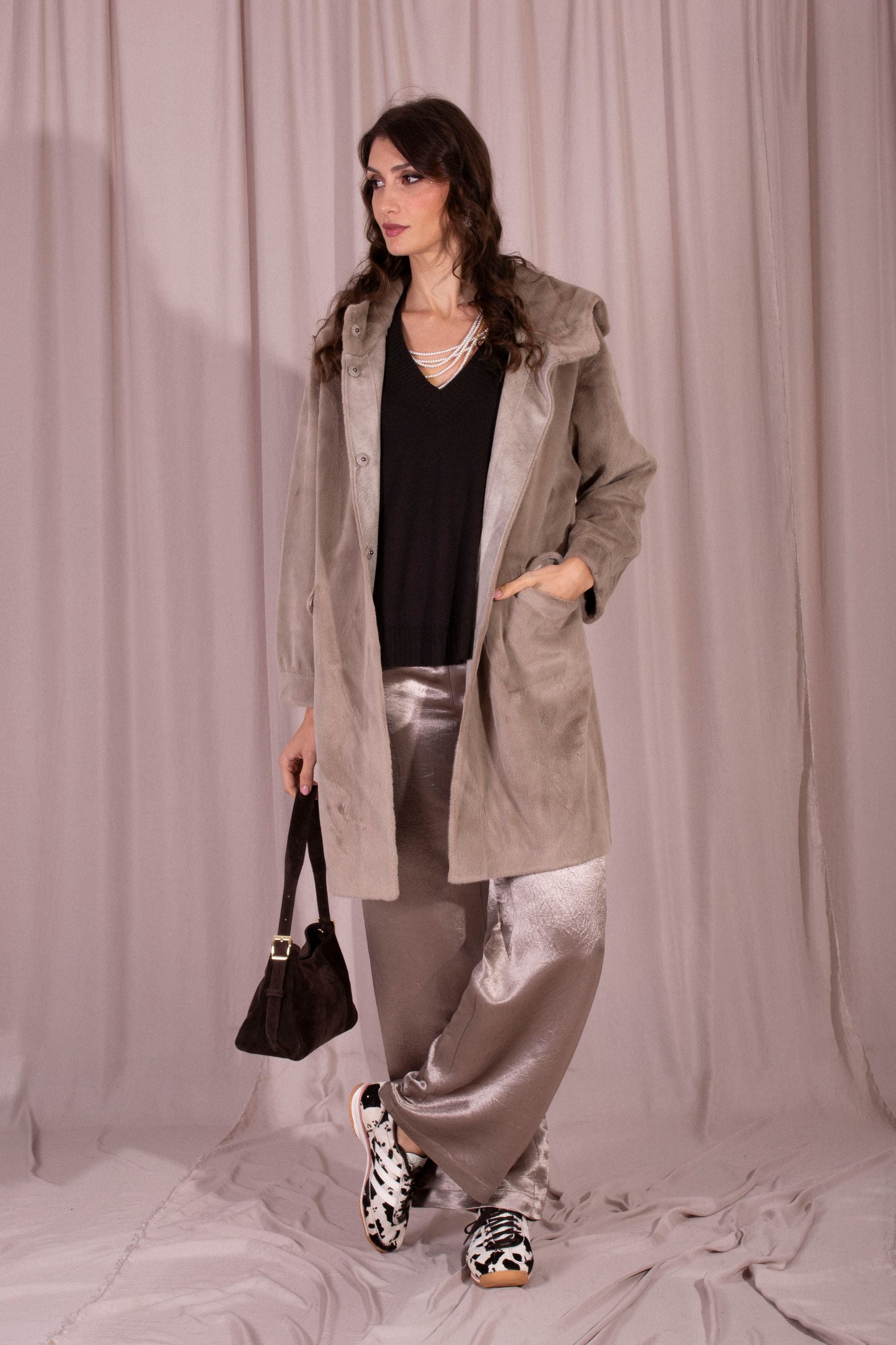 MAIDA MILA MAGLIA SCOLLO A V