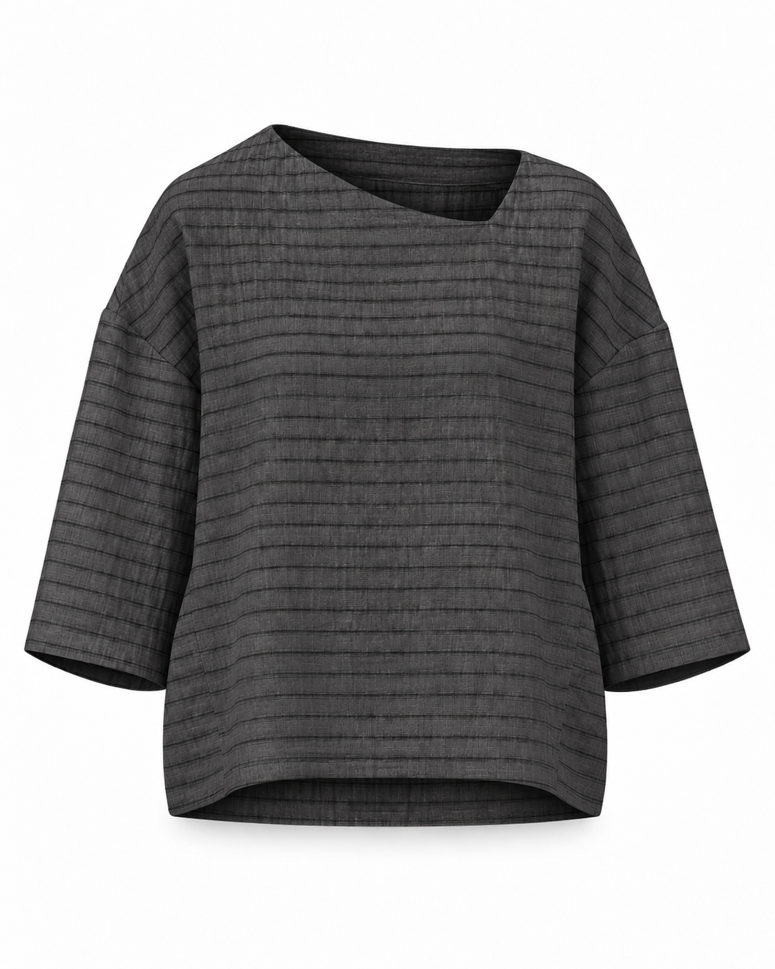 SOKO NI INAI – BLUSA OVERSIZE A RIGHE