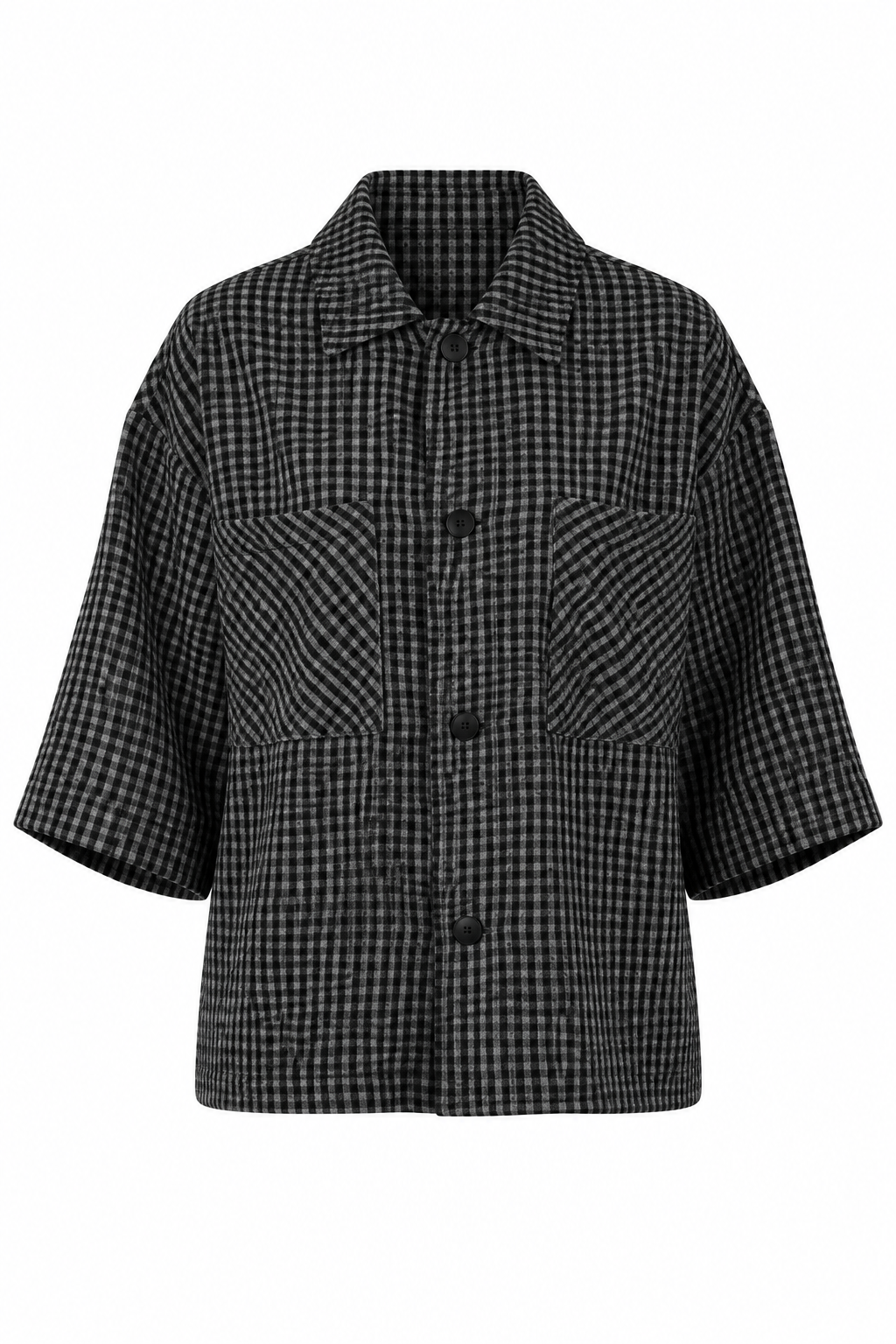 SOKO NI INAI – GIACCA CAMICIA CHECK