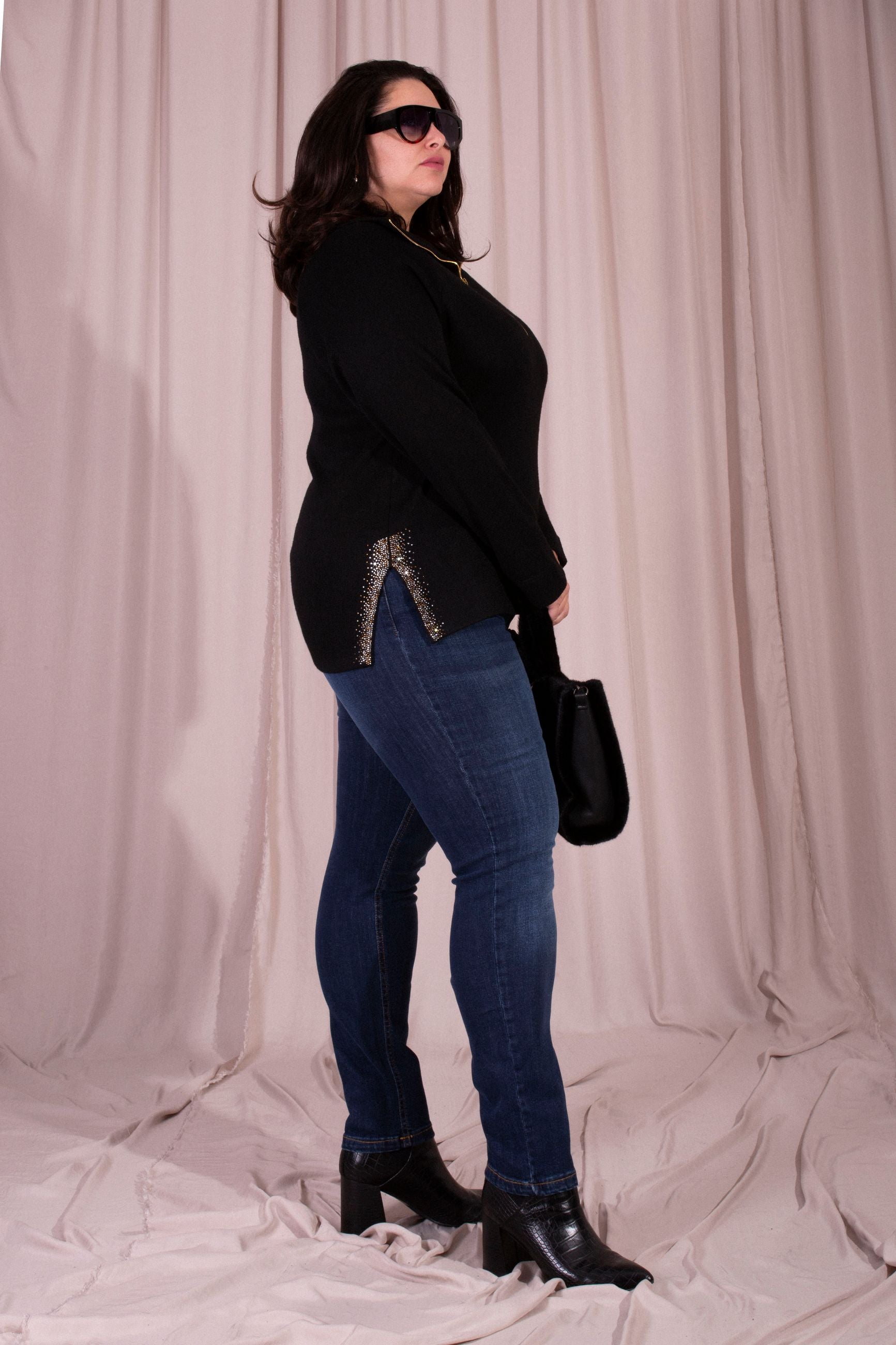 MORE BY SISTE'S MAGLIA CON STRASS