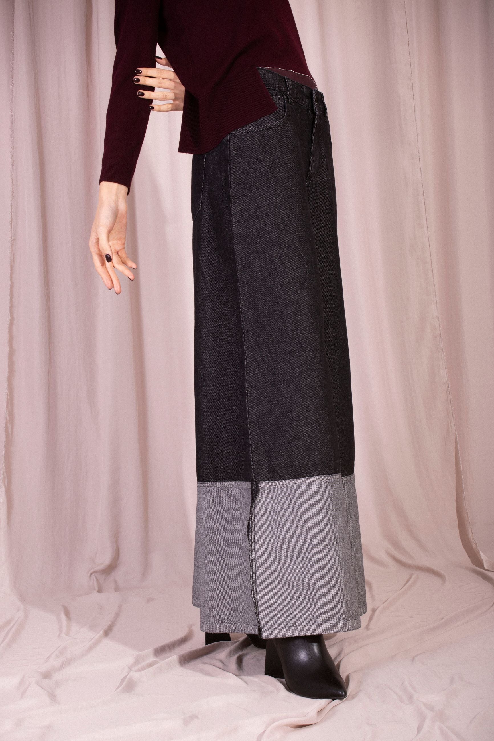 SOKO NI INAI DENIM CON RISVOLTONE