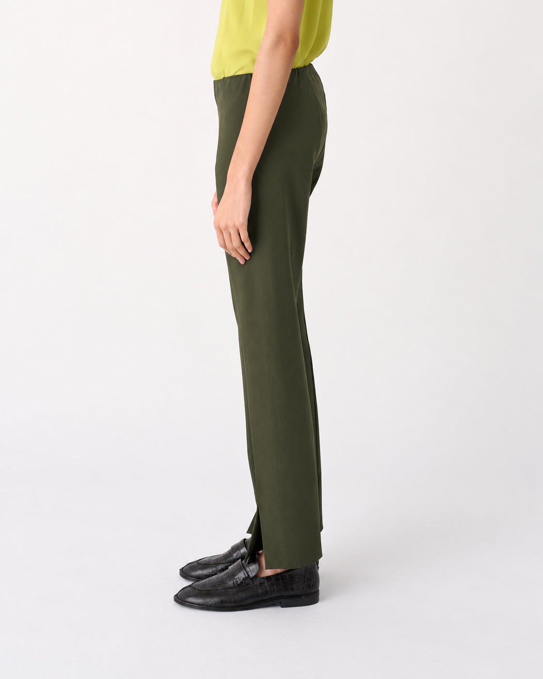 MEIMEIJ – PANTALONE SKINNY CON SPACCHI SUL DAVANTI