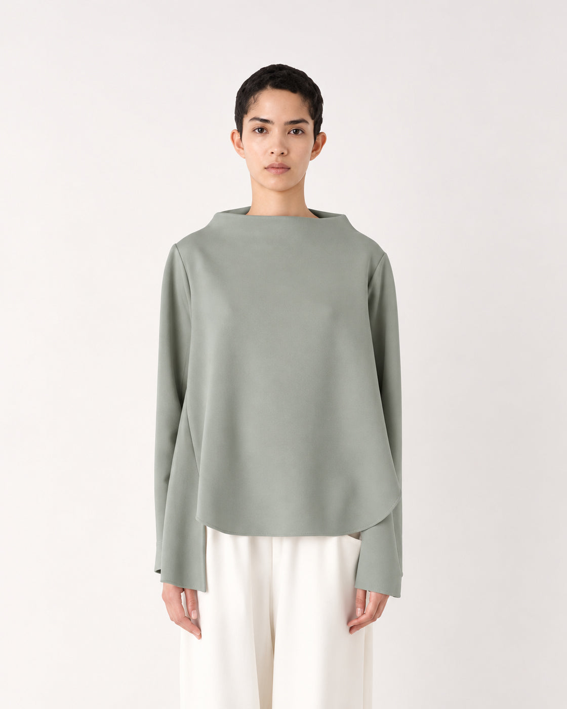 MEIMEIJ – BLUSA SVASATA IN TESSUTO SCUBA