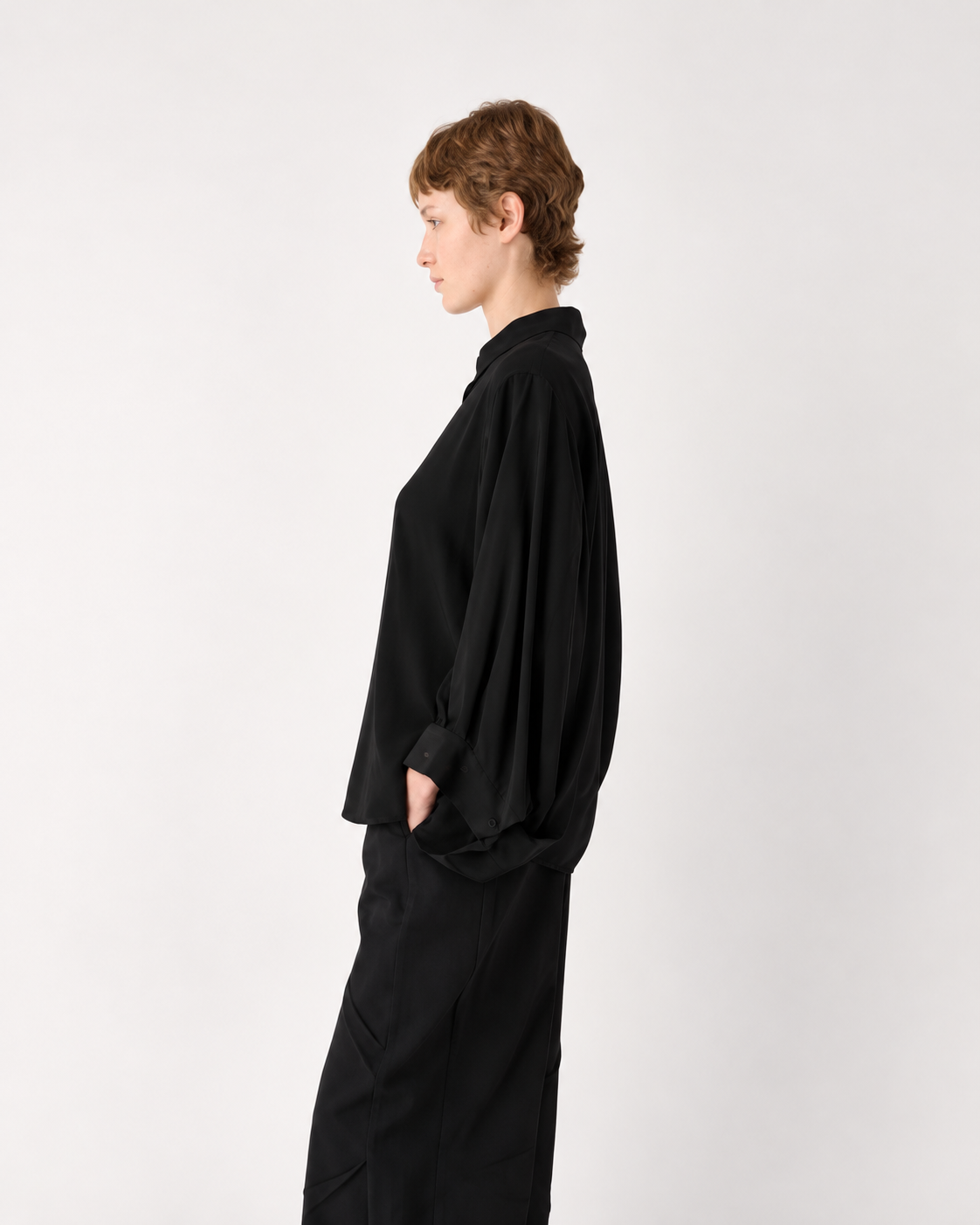 MEIMEIJ – CAMICIA IN CRÊPE MISTO SETA