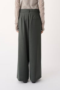 MEIMEIJ – PANTALONE FLUIDO A PORTAFOGLIO ASIMMETRICO
