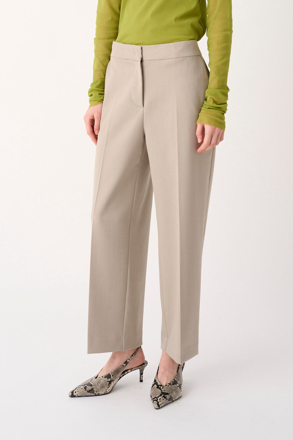 MEIMEIJ – PANTALONE SARTORIALE A GAMBA DRITTA