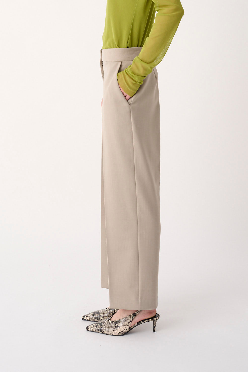 MEIMEIJ – PANTALONE SARTORIALE A GAMBA DRITTA