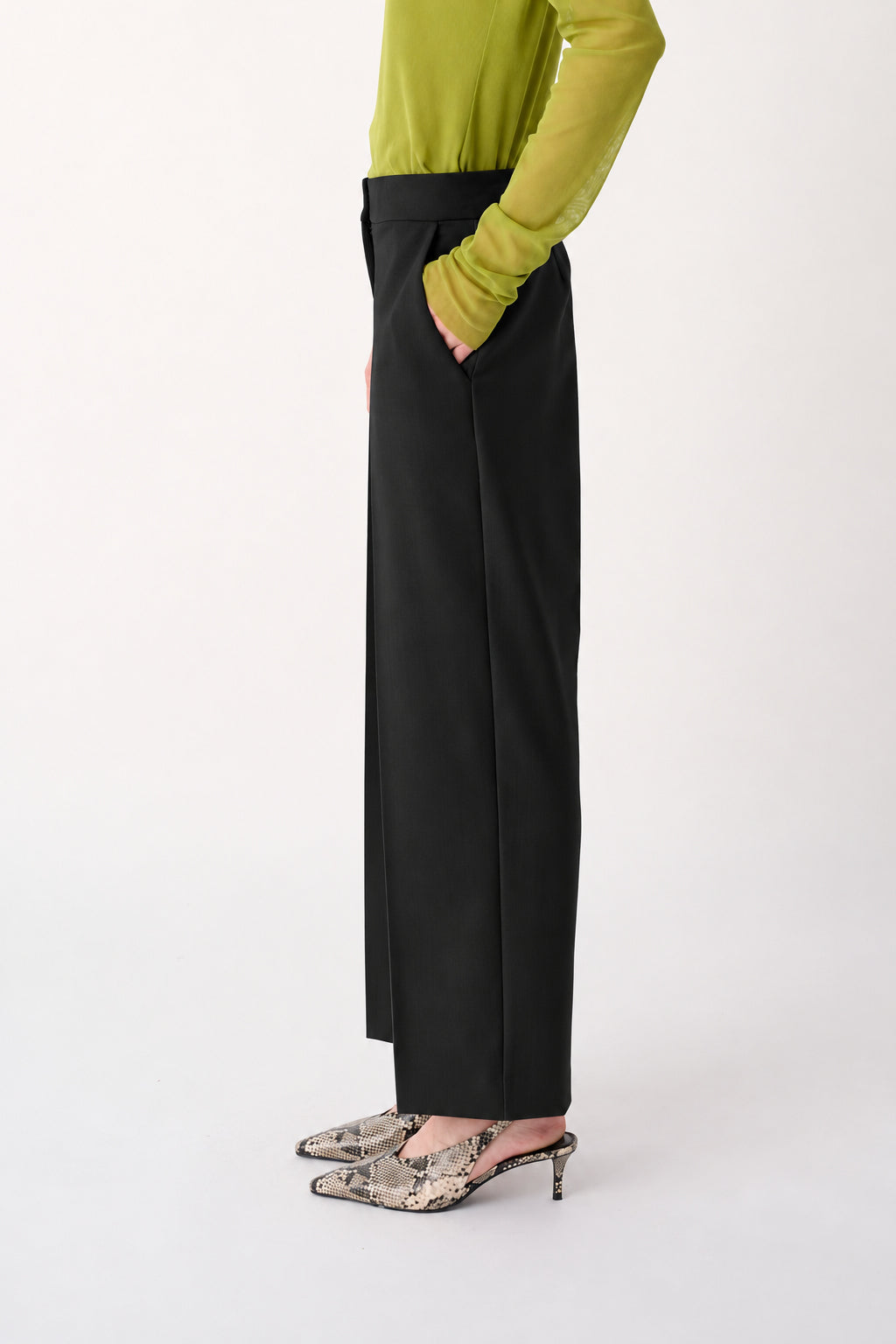 MEIMEIJ – PANTALONE SARTORIALE A GAMBA DRITTA