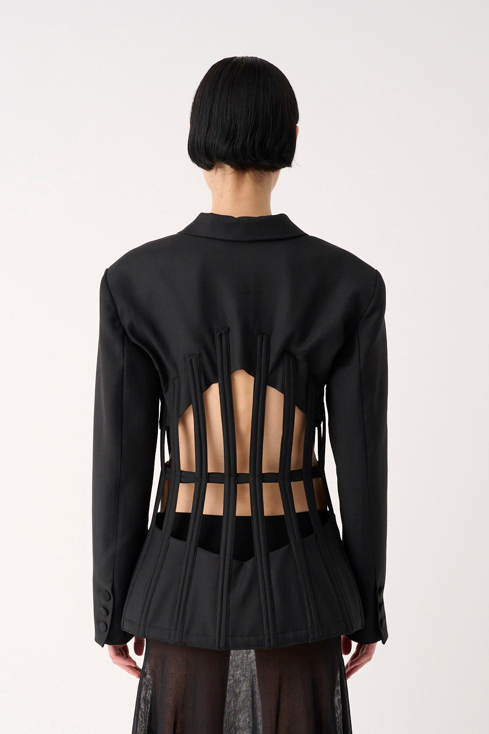 MEIMEIJ – GIACCA BUSTINO CON APERTURE CUT-OUT