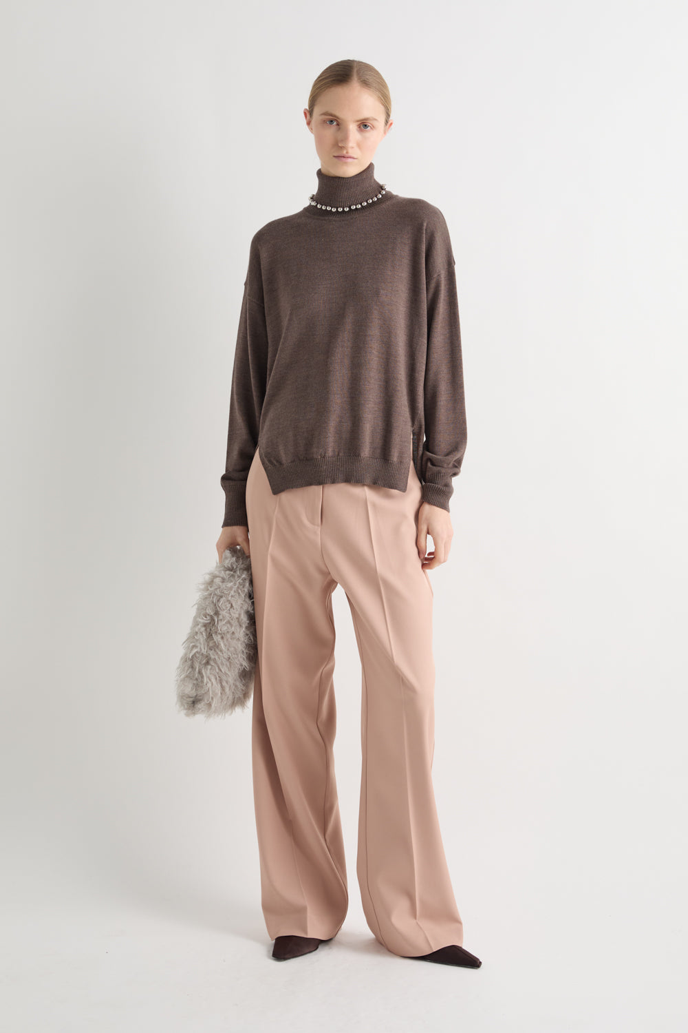 MEIMEIJ – PANTALONE SARTORIALE A GAMBA AMPIA