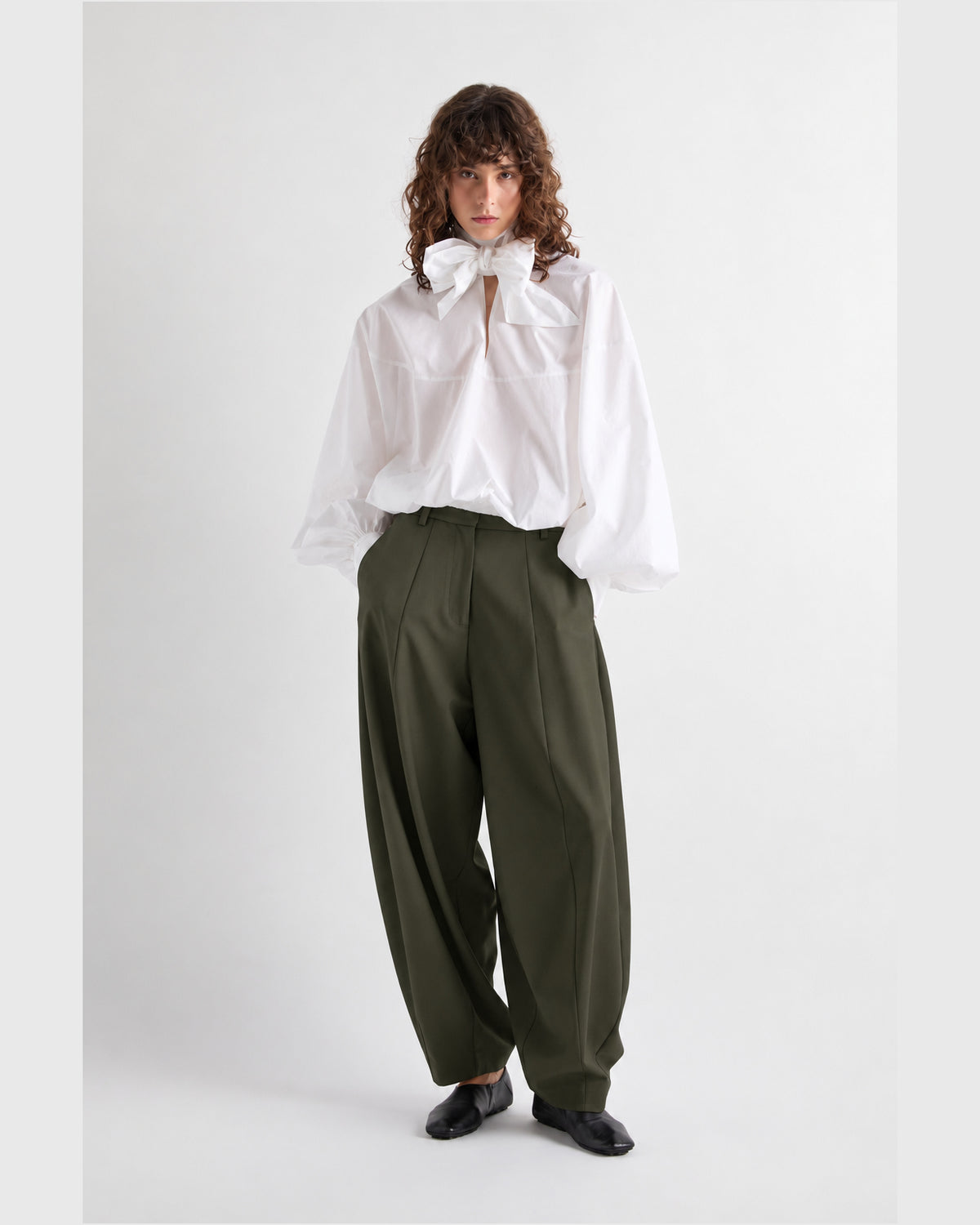 MEIMEIJ – PANTALONE SARTORIALE A GAMBA AMPIA
