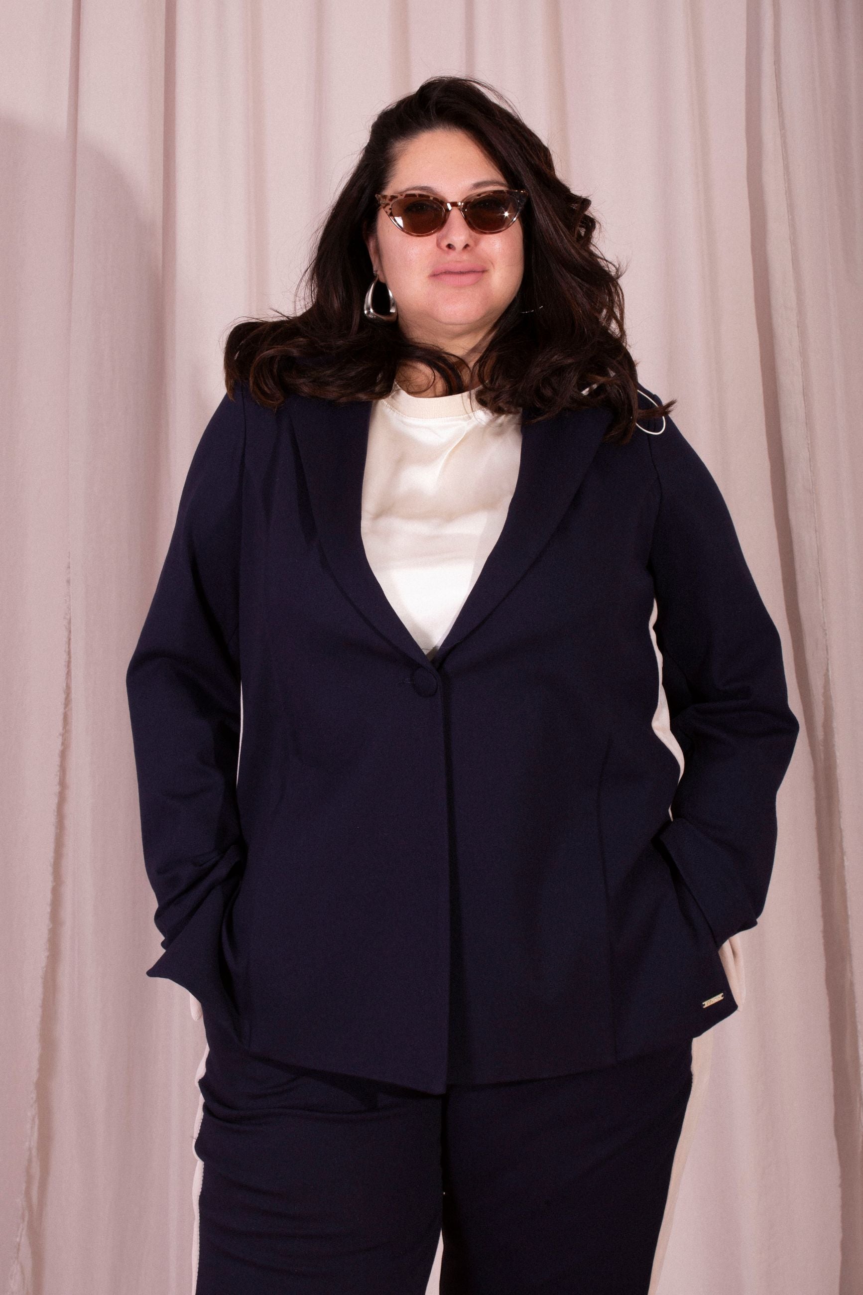 MORE BY SISTE'S GIACCA CON BANDA LATERALE