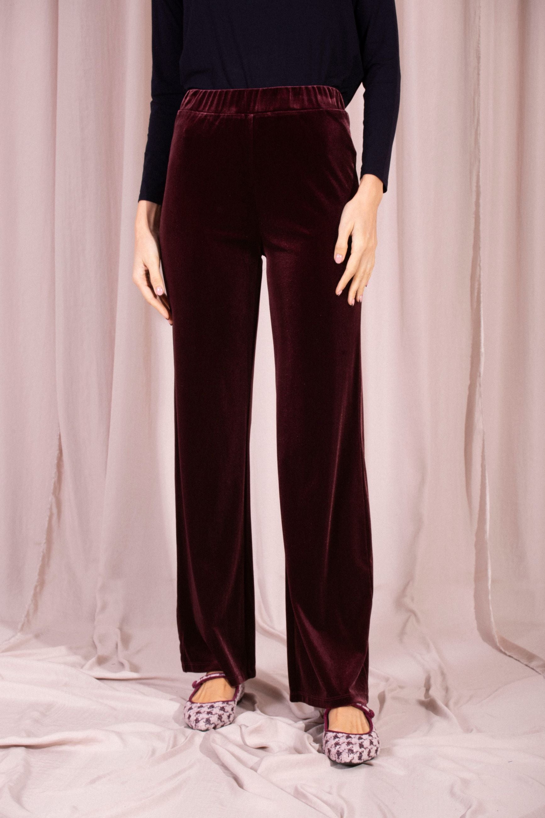 MAIDA MILA PANTALONE VELLUTO