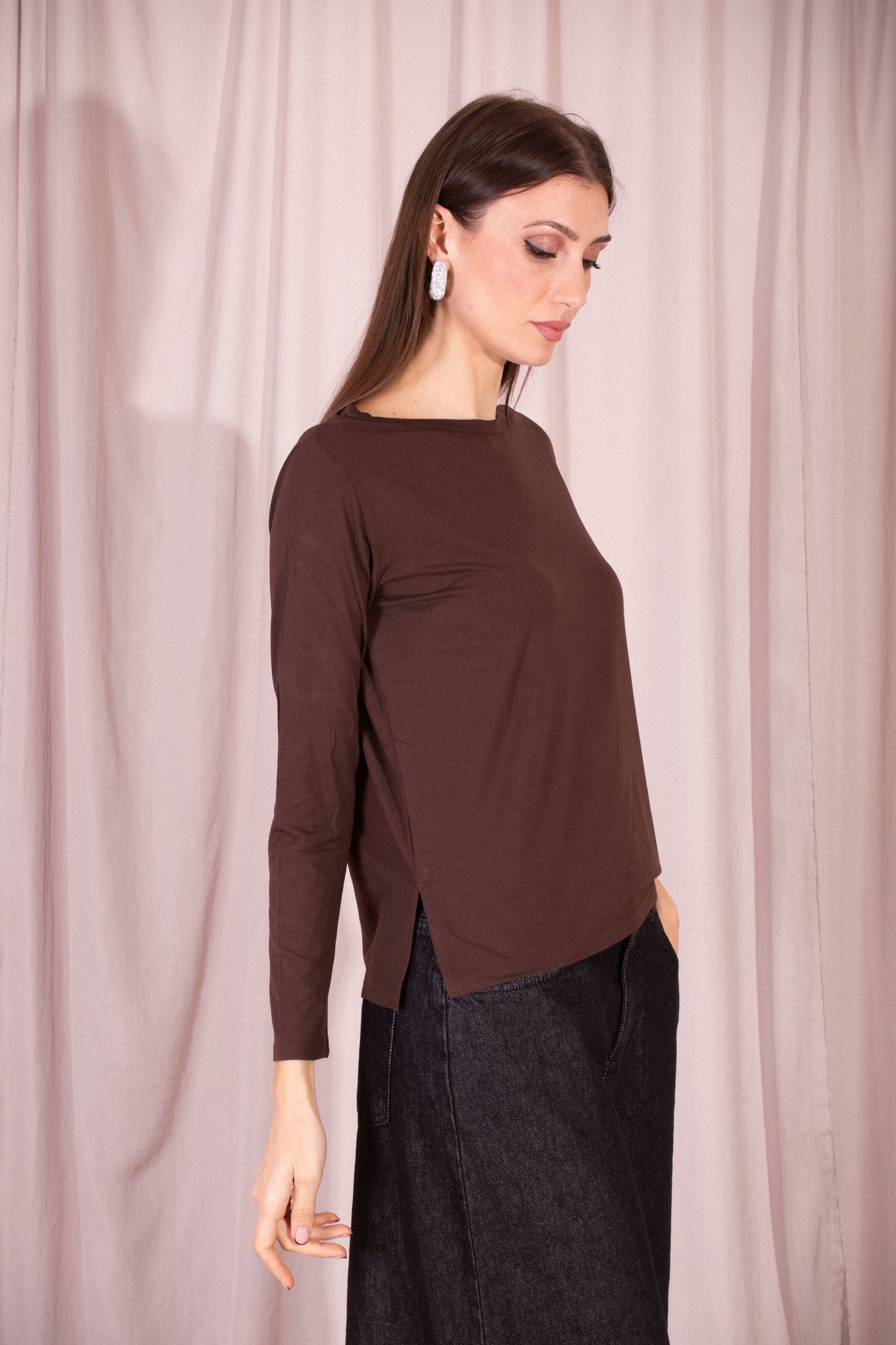 MAIDA MILA MAGLIA CON SPACCHI