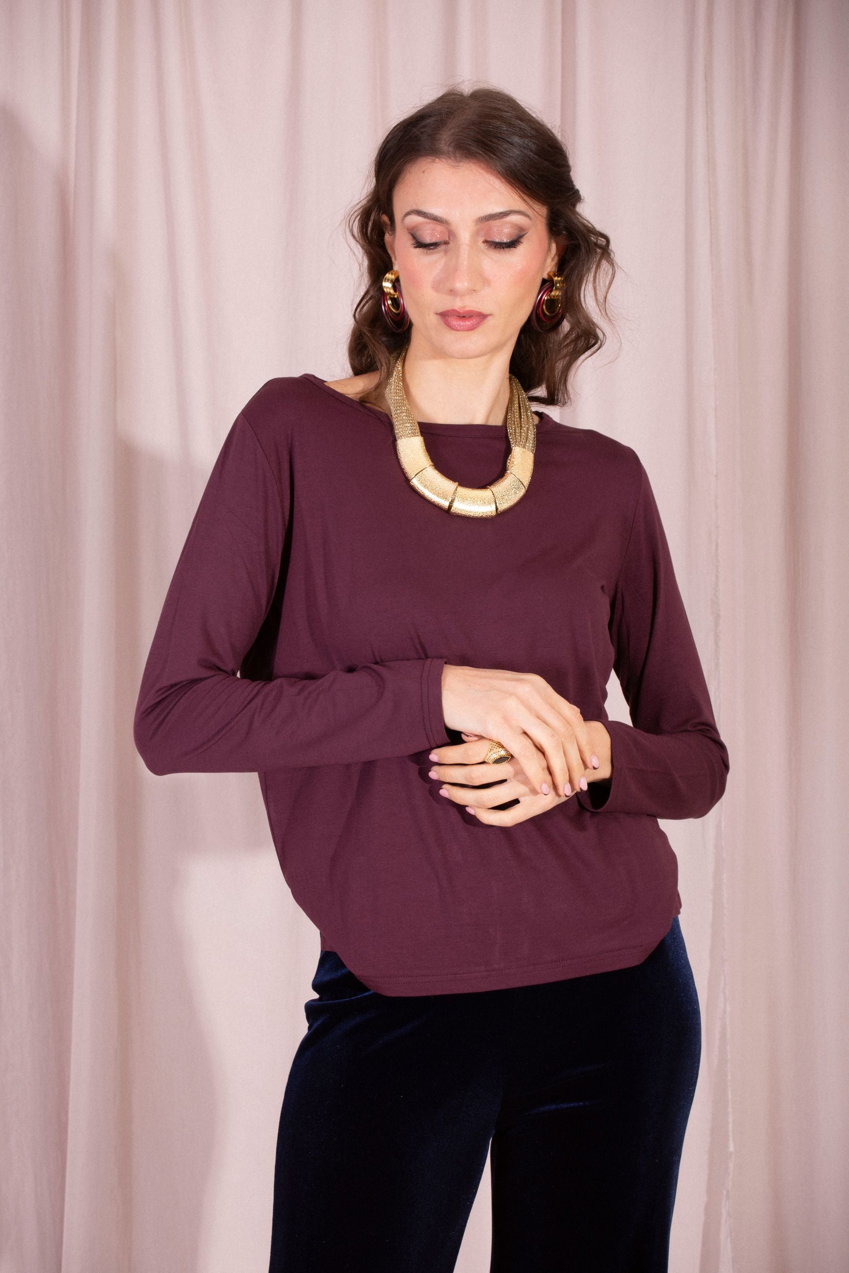 MAIDA MILA MAGLIA CON SPACCHI