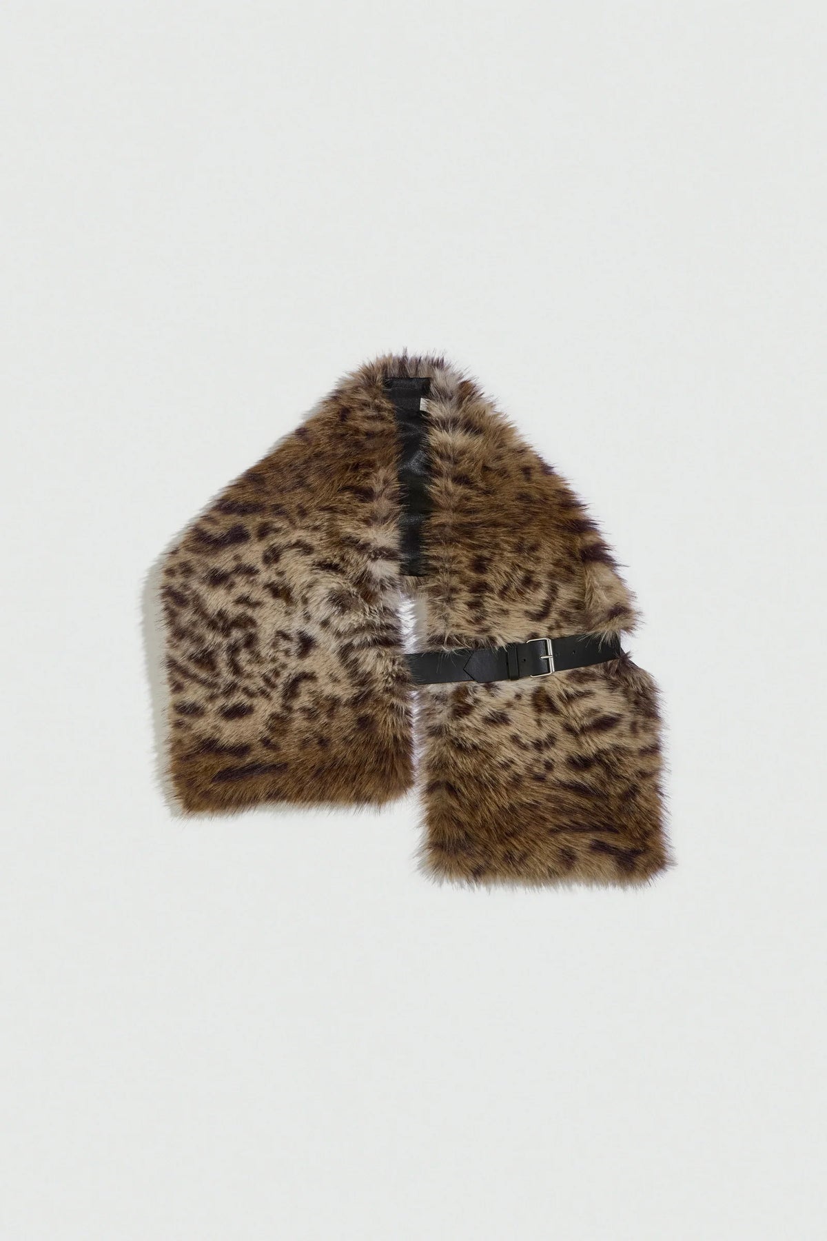 LIVIANA CONTI – COLLO SOLANGE IN FAUX FUR EFFETTO LINCE