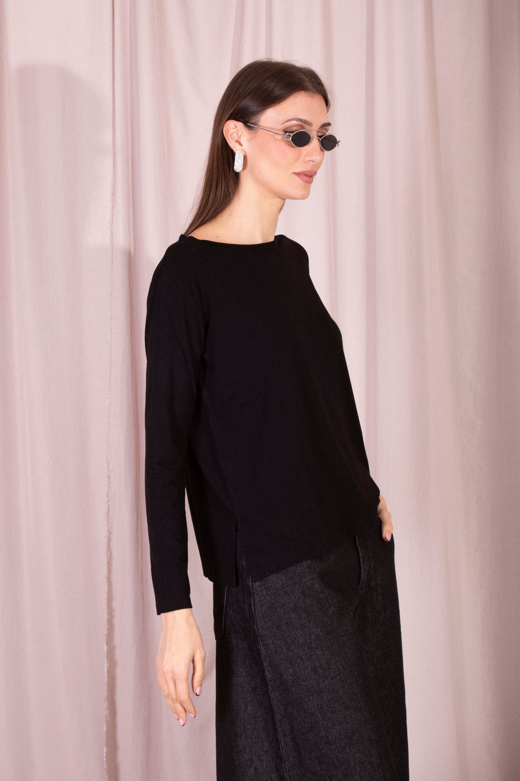 MAIDA MILA MAGLIA CON SPACCHI