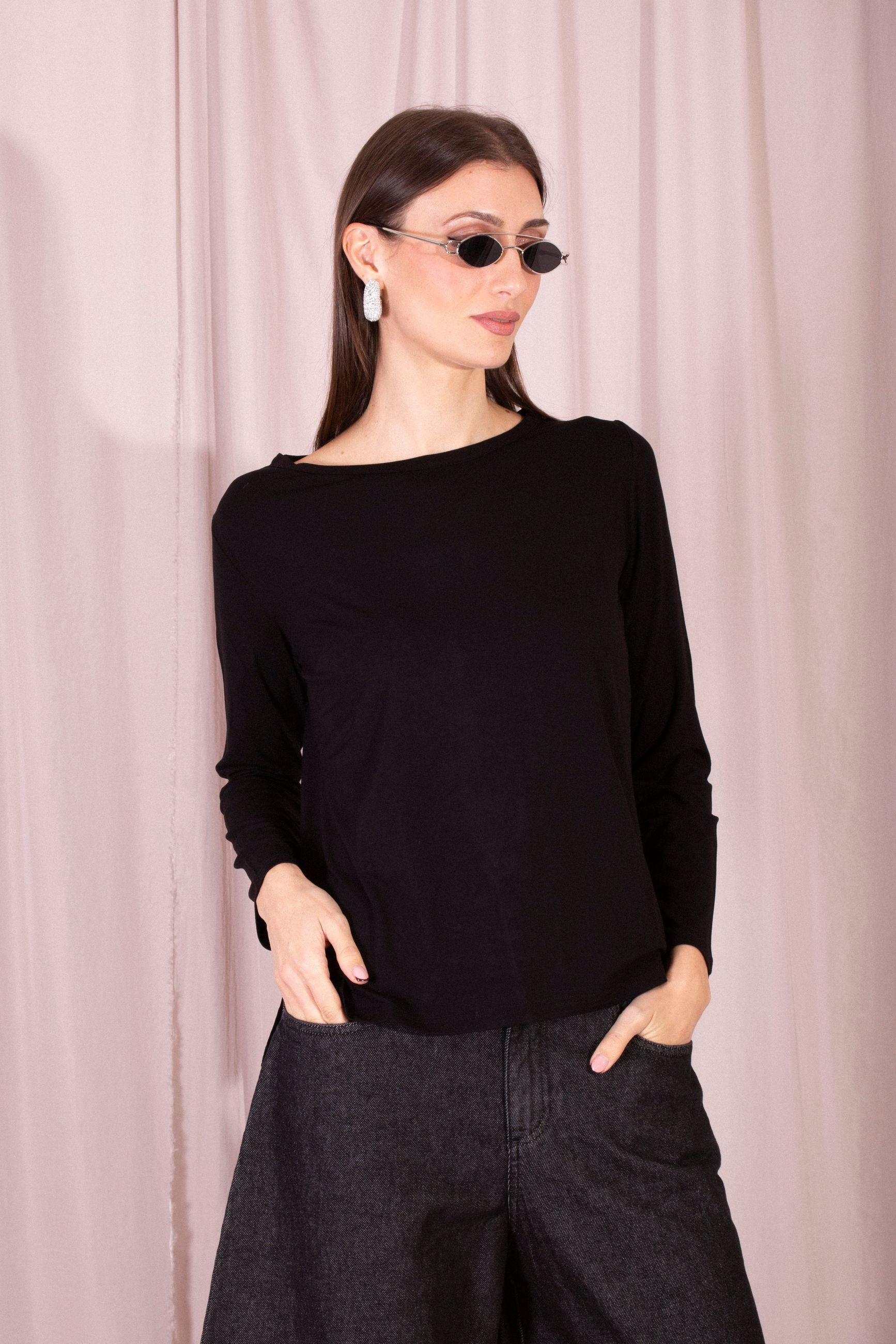 MAIDA MILA MAGLIA CON SPACCHI