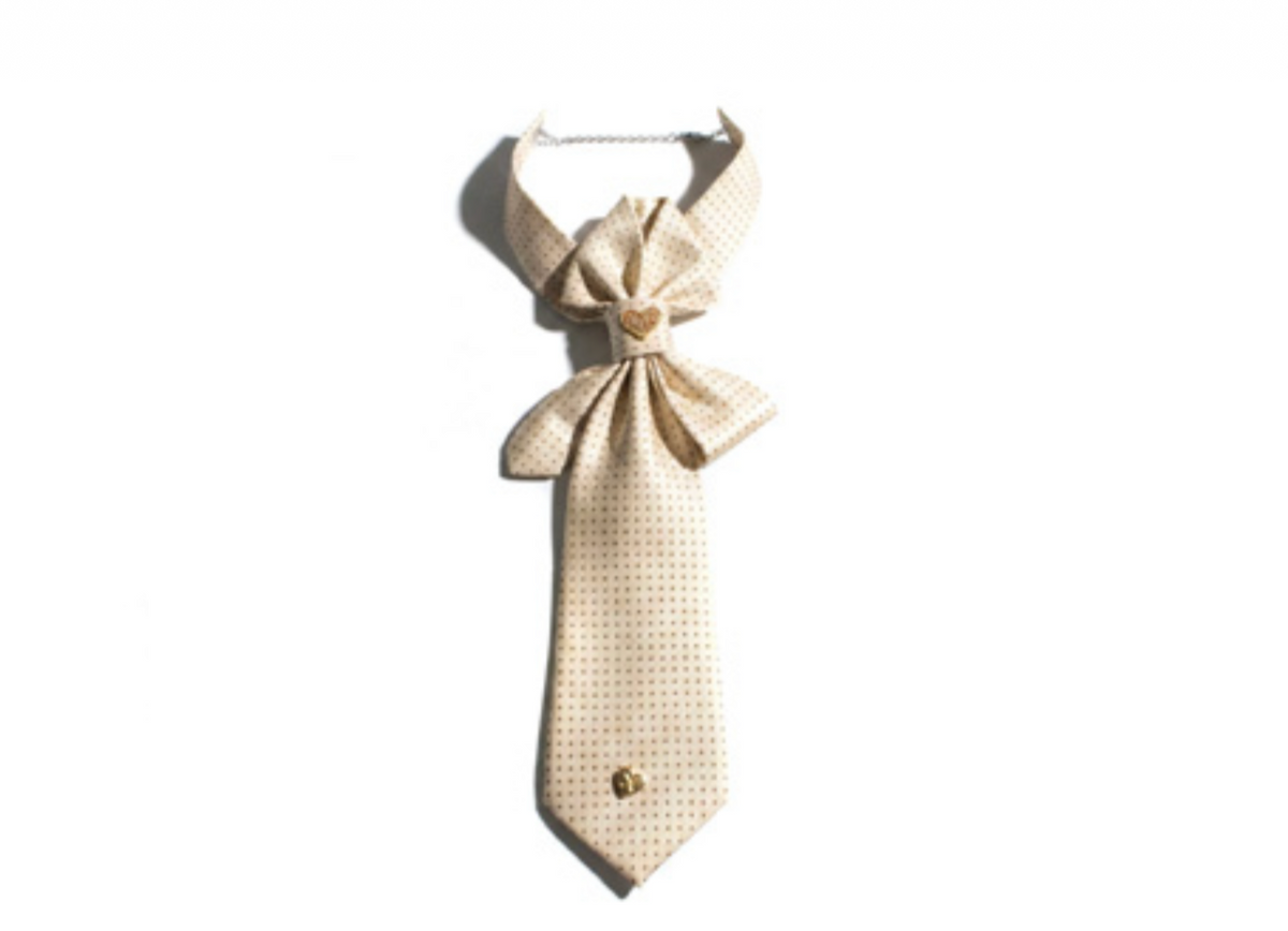 NYSIA CRAVATTA GOLD HEART
