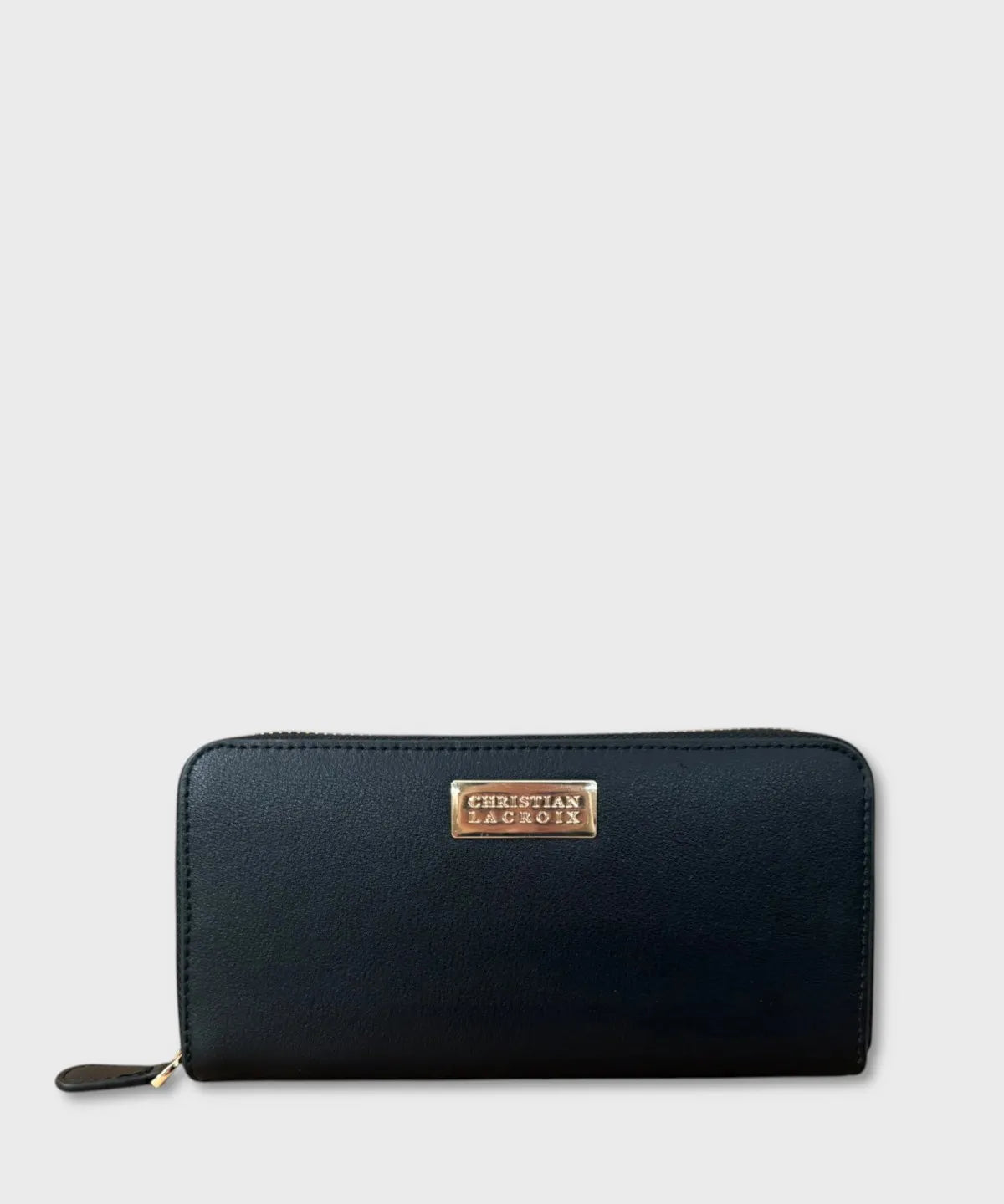 Christian Lacroix – Portafoglio Nero in Pelle con Zip