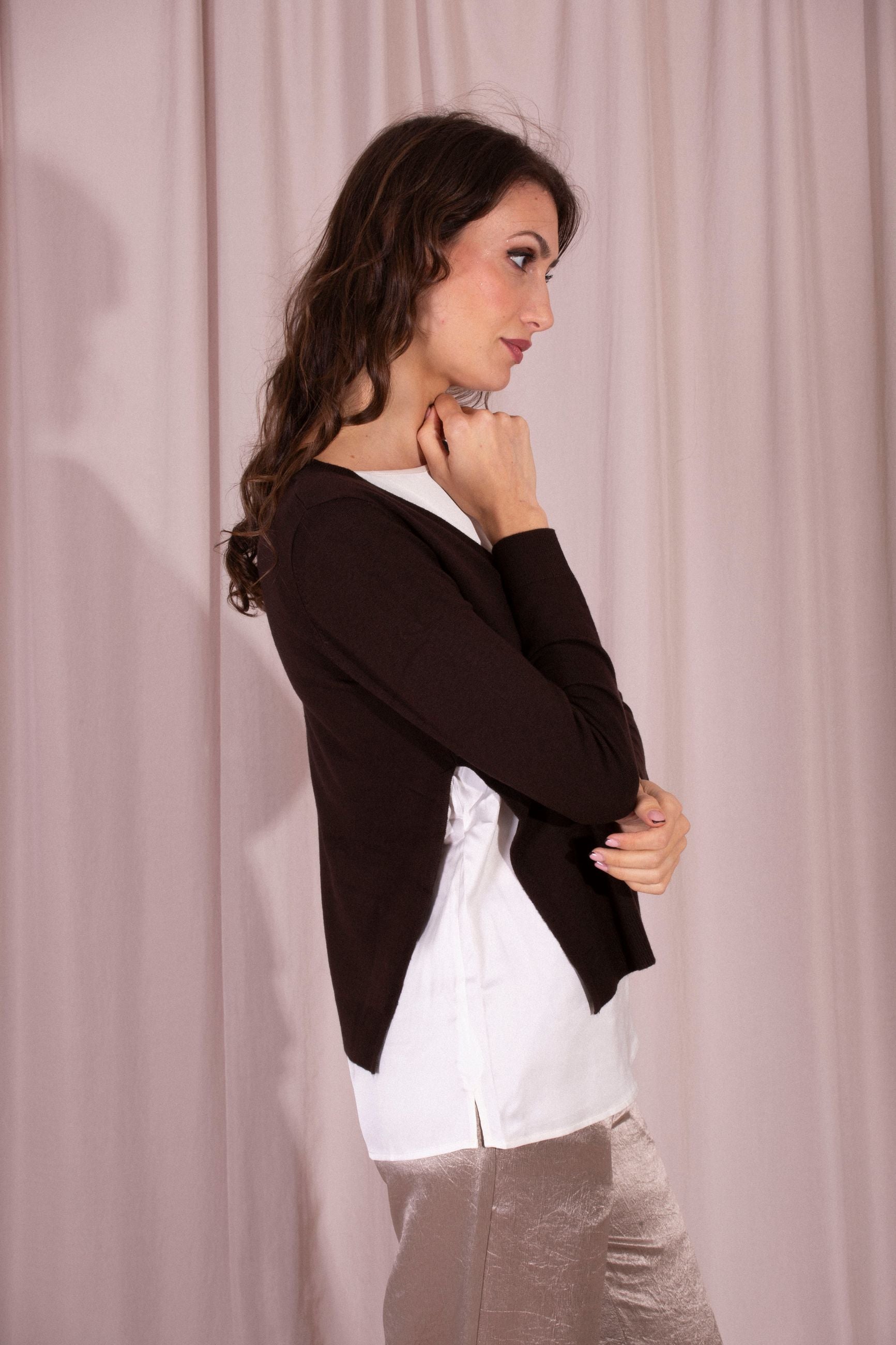 MAIDA MILA MAGLIA CON BLUSA