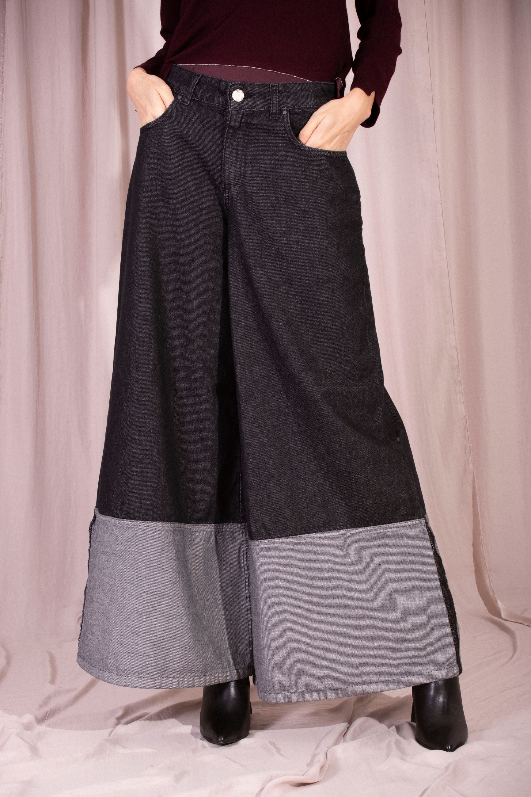 SOKO NI INAI DENIM CON RISVOLTONE