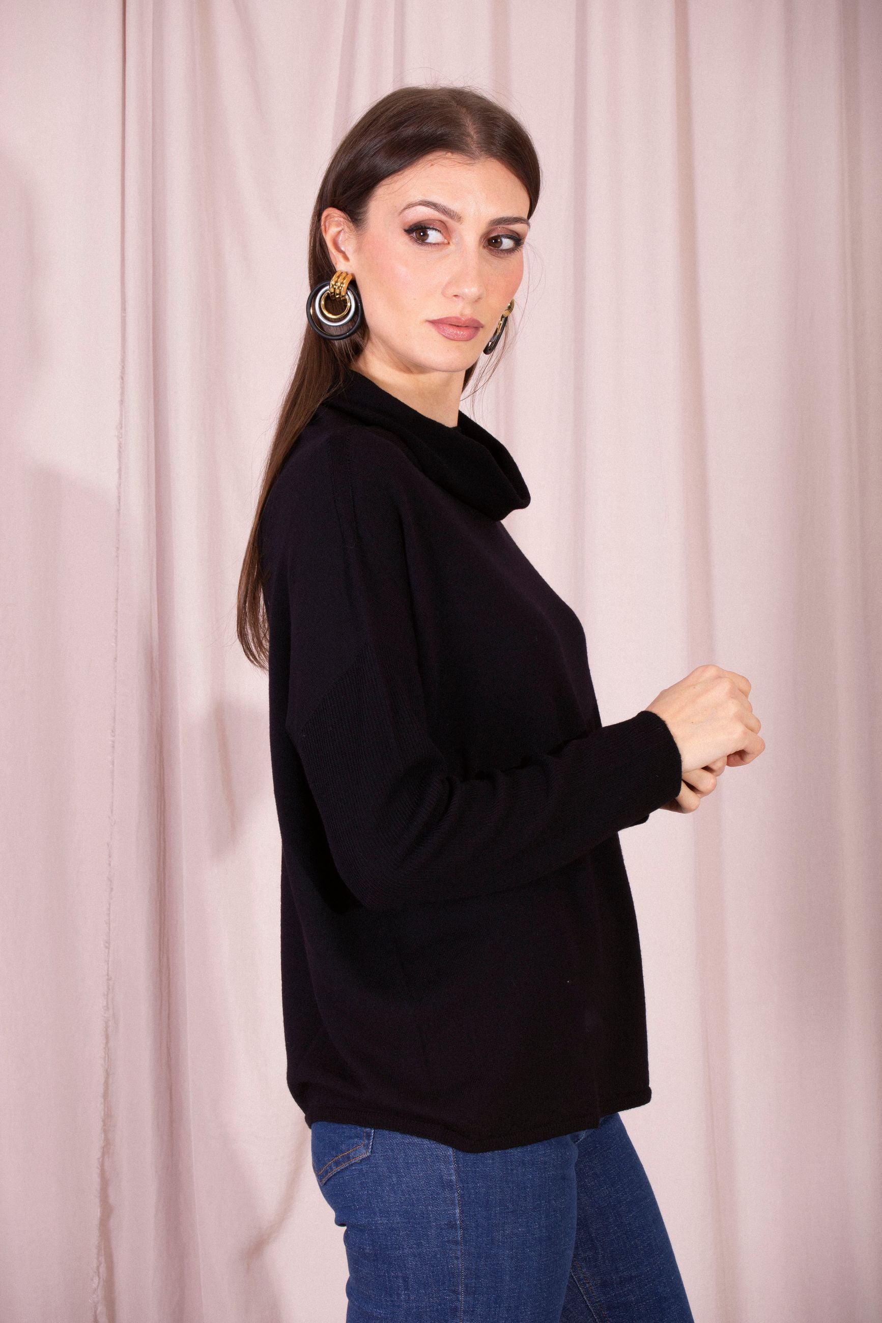 MAIDA MILA MAGLIA COLLO A CRATERE