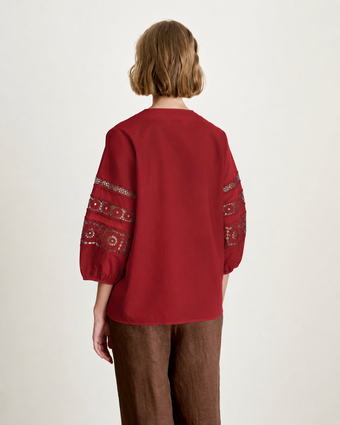 MAIDA MILA BLUSA RICAMATA