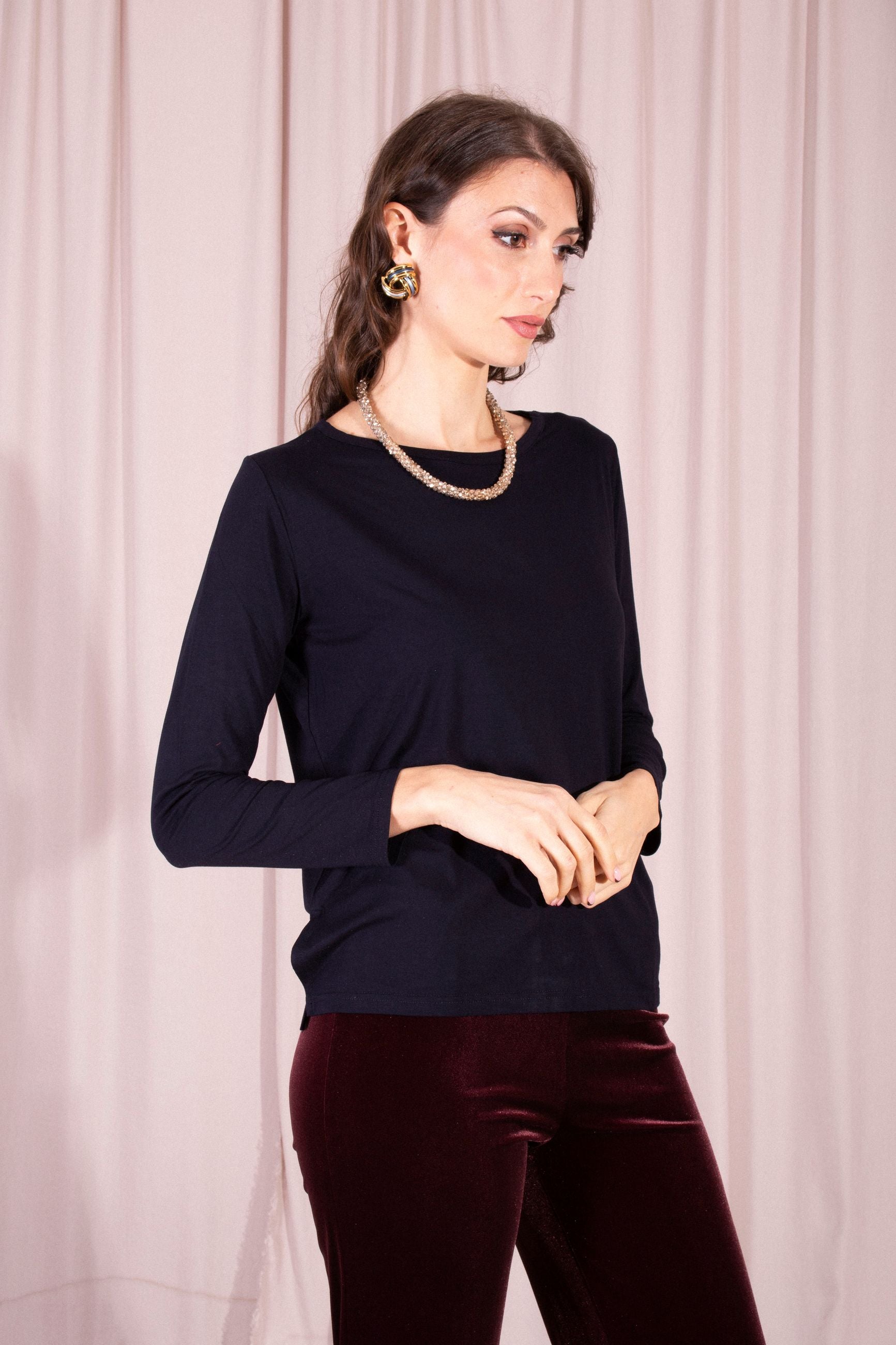 MAIDA MILA MAGLIA CON SPACCHI